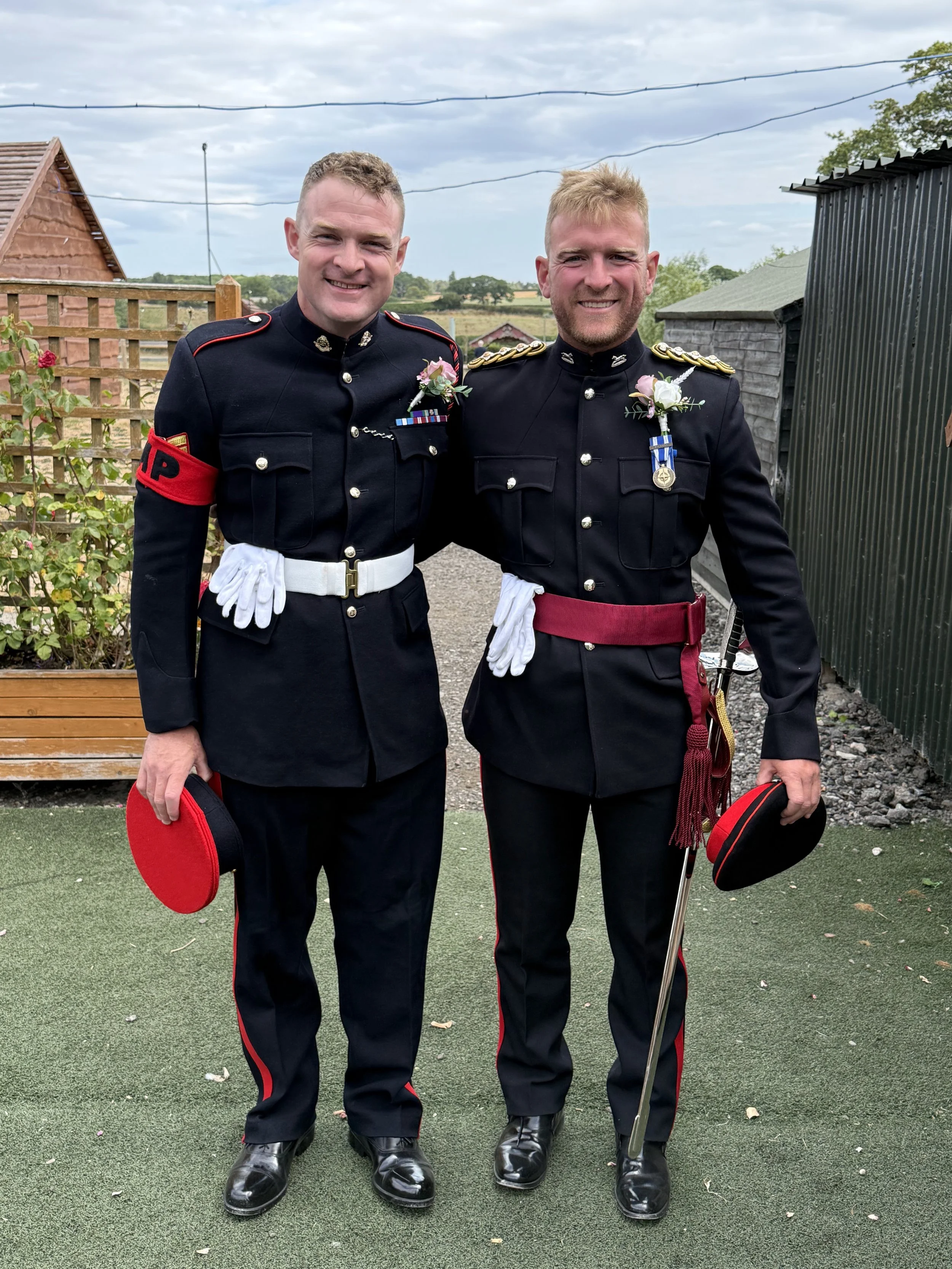 Vicky and Mick’s Summer Military Wedding at Stanford Farm