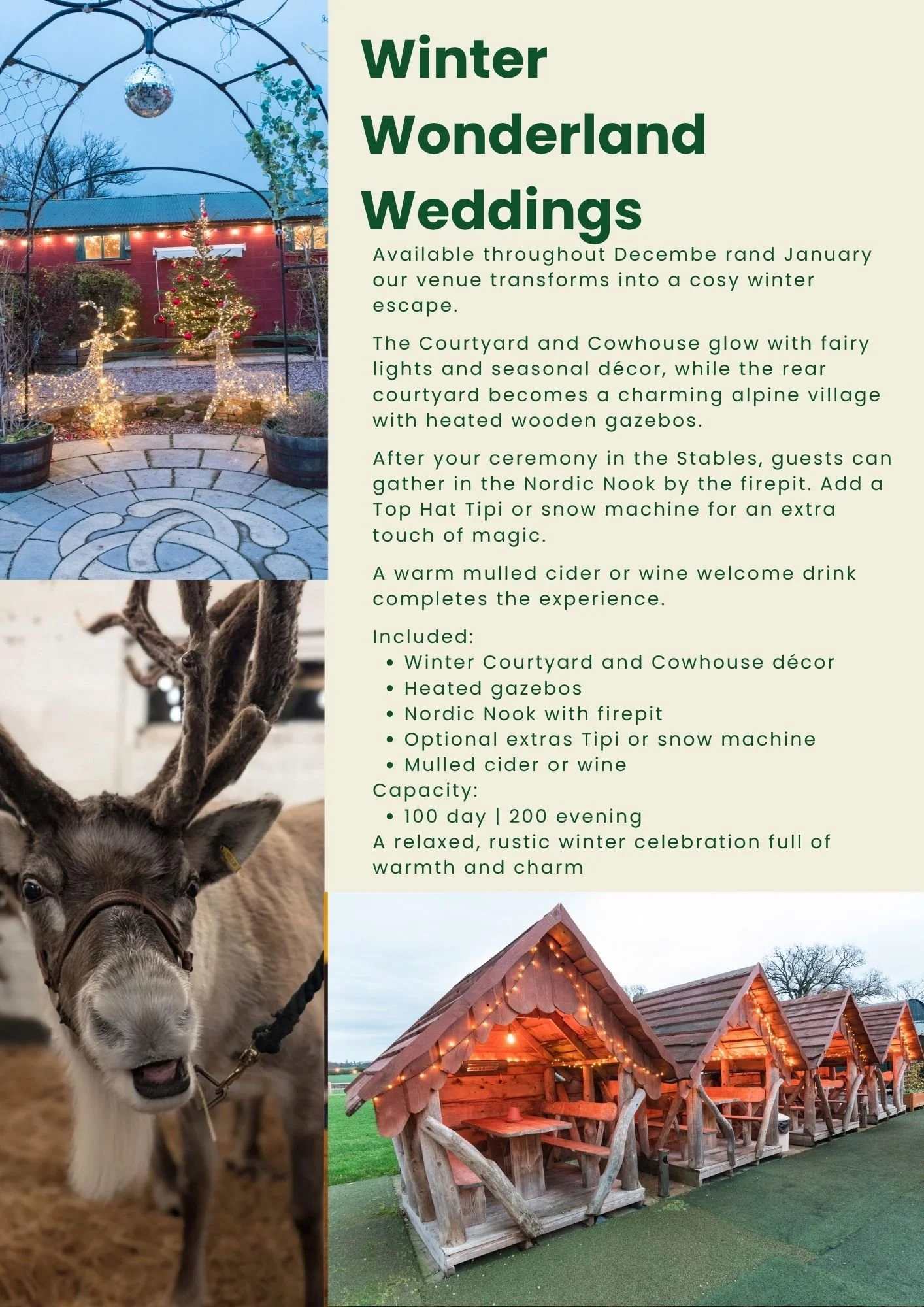 winter wonderland weddings at stanford farm near shrewsbury uk