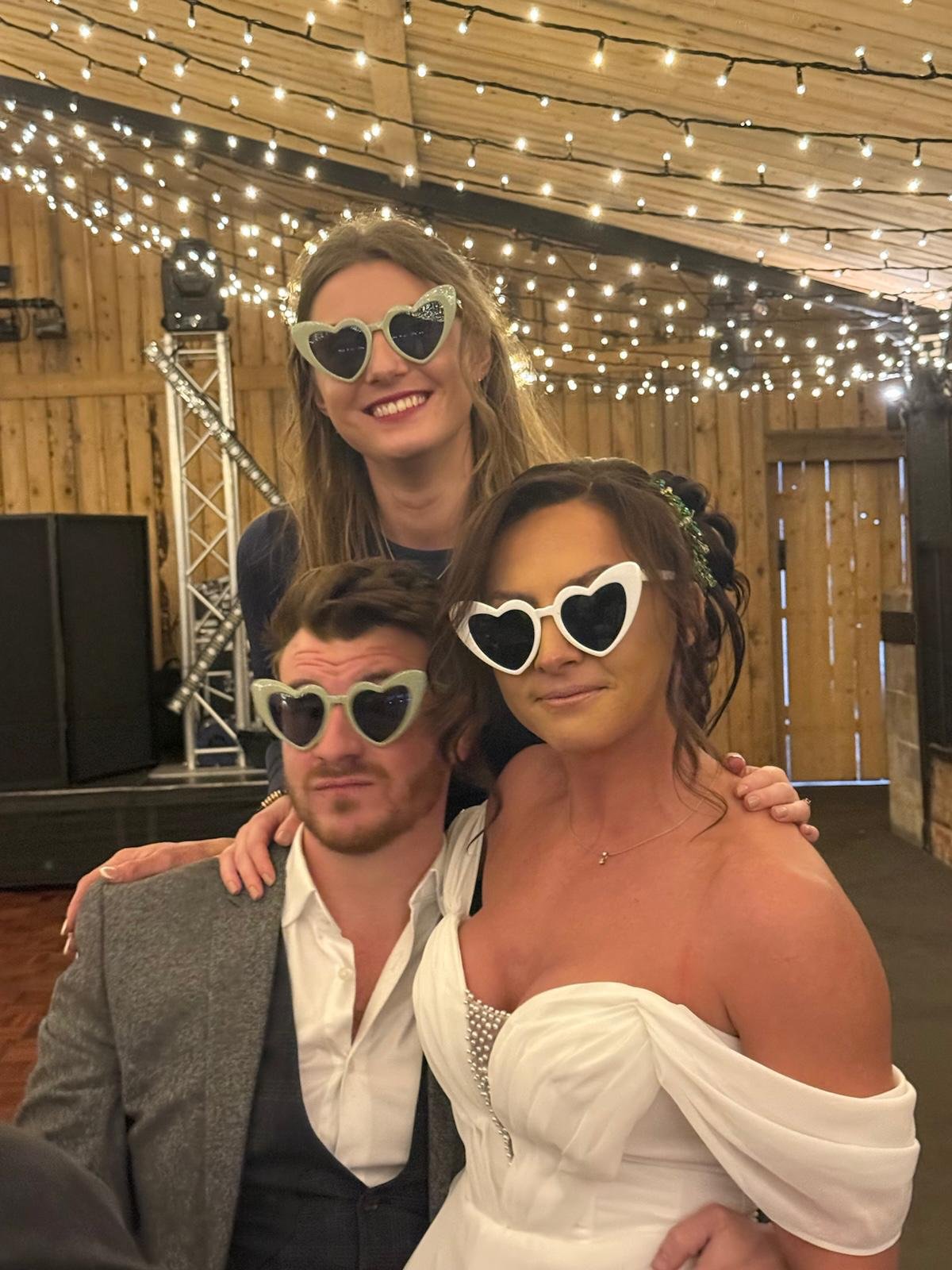 Stacy and Robbie's autumn wedding at Stanford Farm in Shropshire