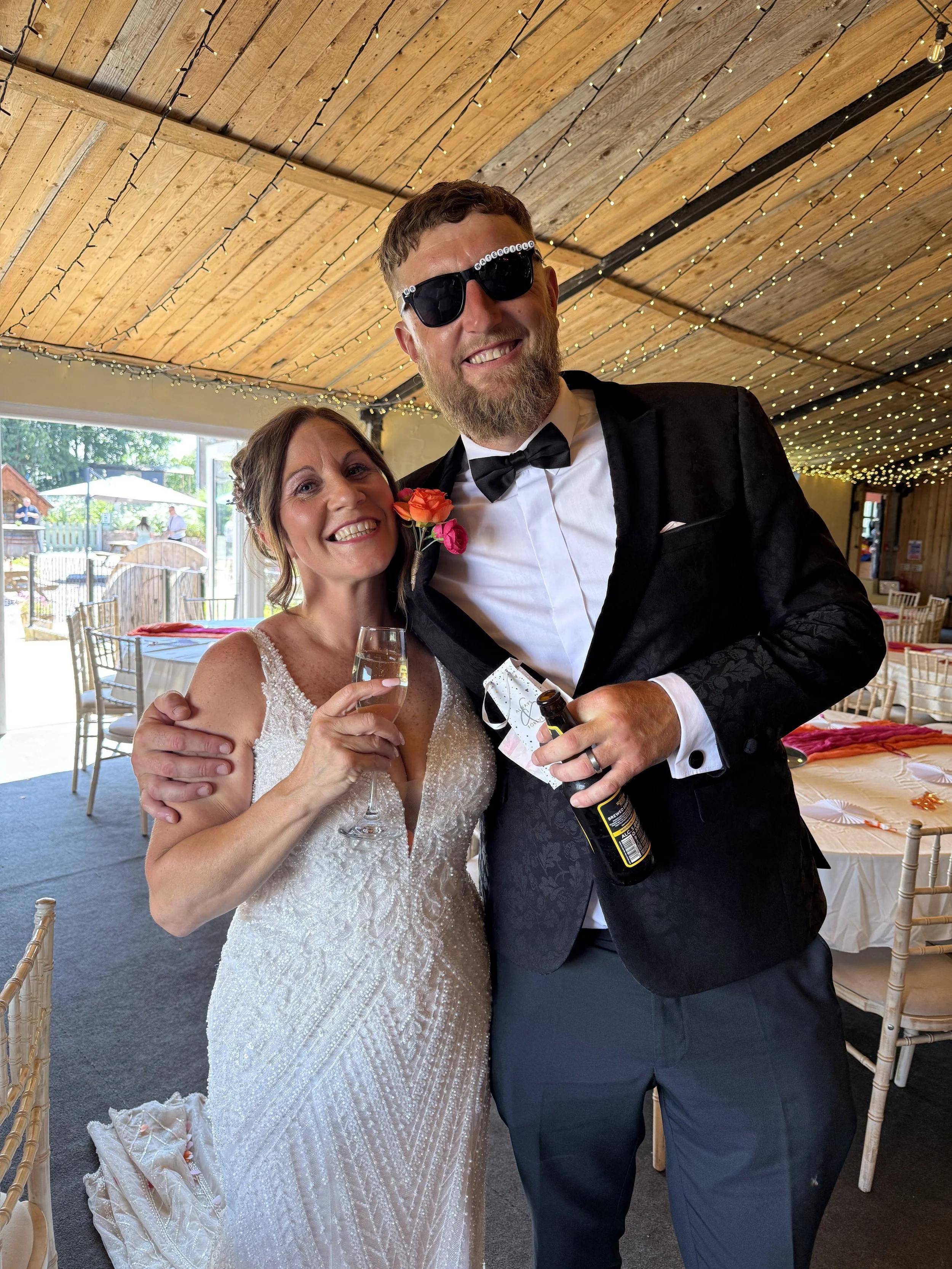 Claire and Mark’s Sunny Lakeside Wedding at Stanford Farm