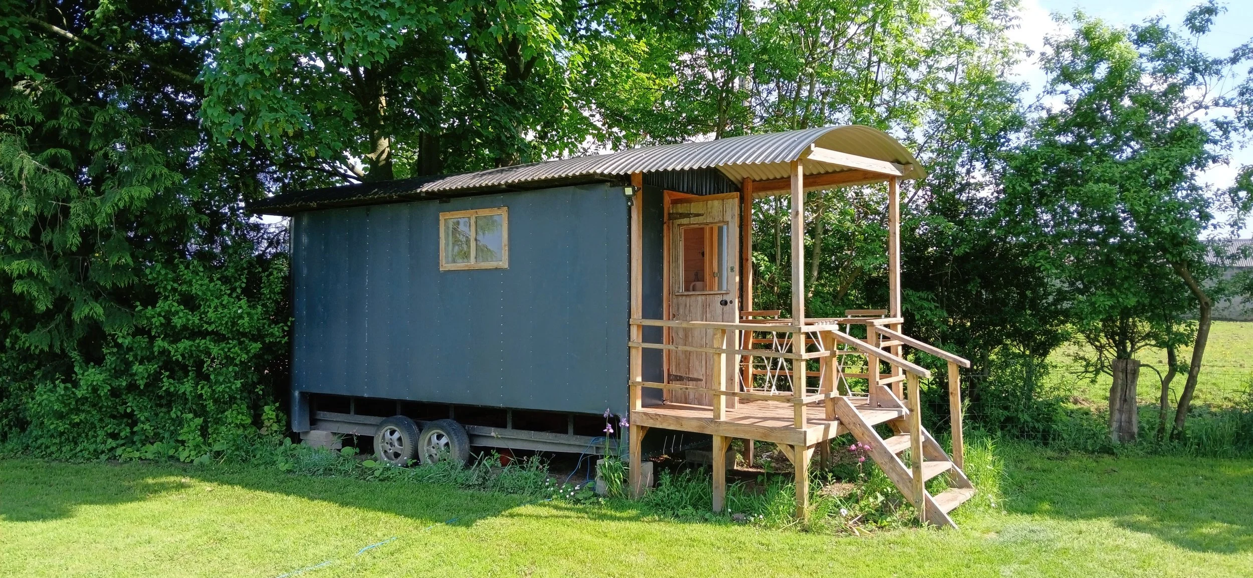 The Shepherd's Hut - accommodation at Stanford Farm wedding venue