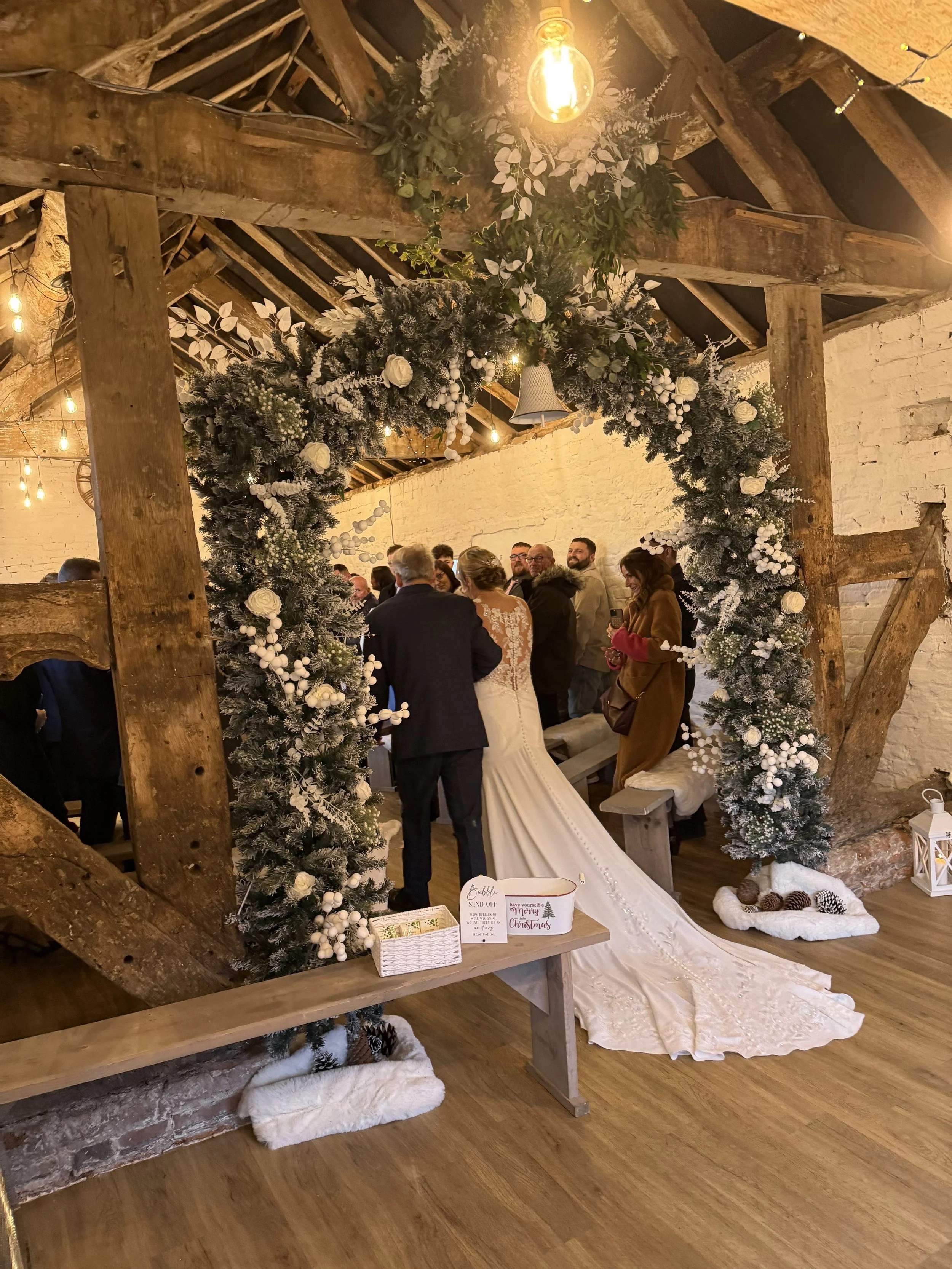 Jodie and Wayne’s Magical Winter Stanford Farm Wedding 20th December 2025