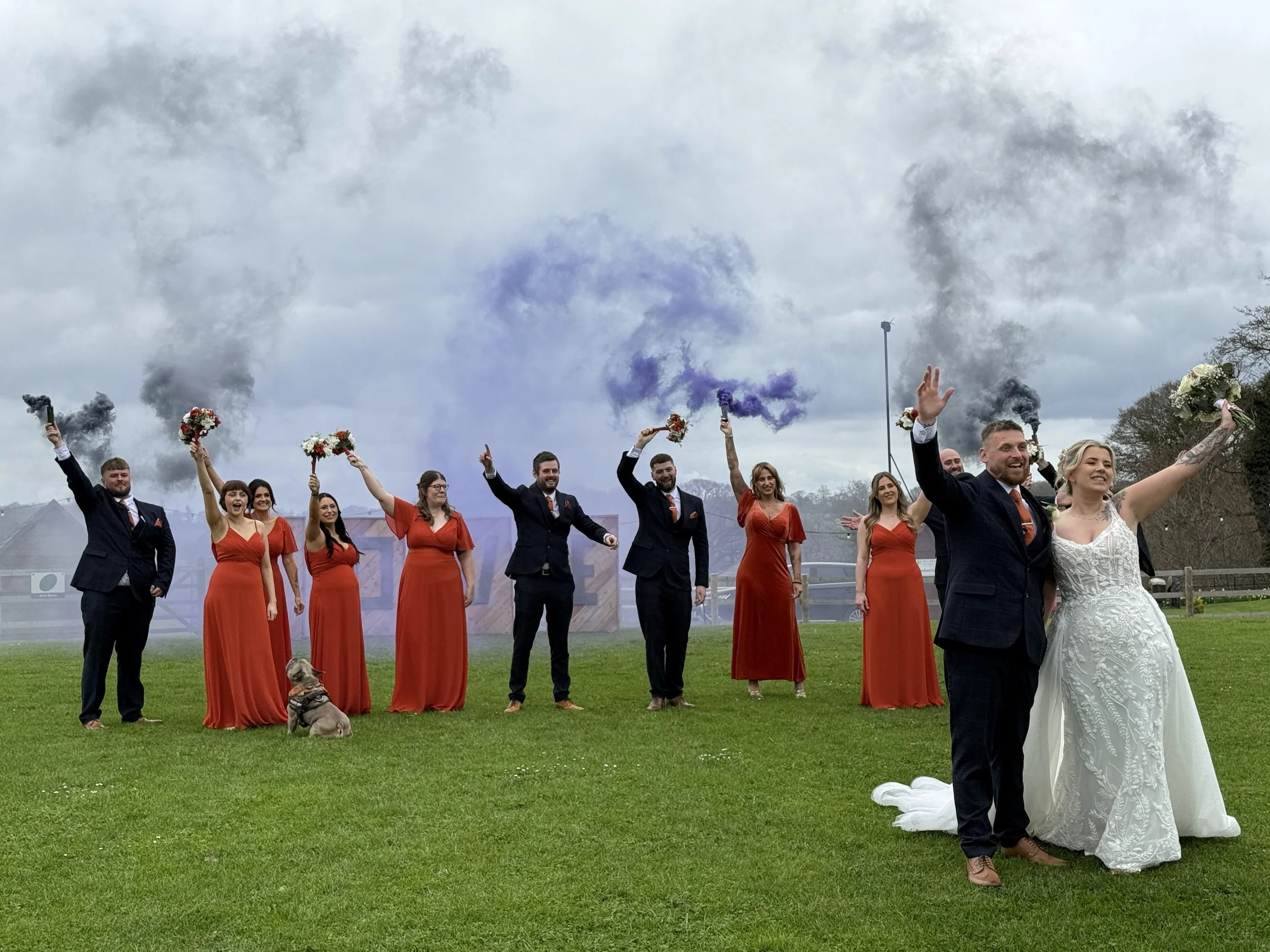 Katie and James's Spring Wedding at Stanford Farm, Shropshire