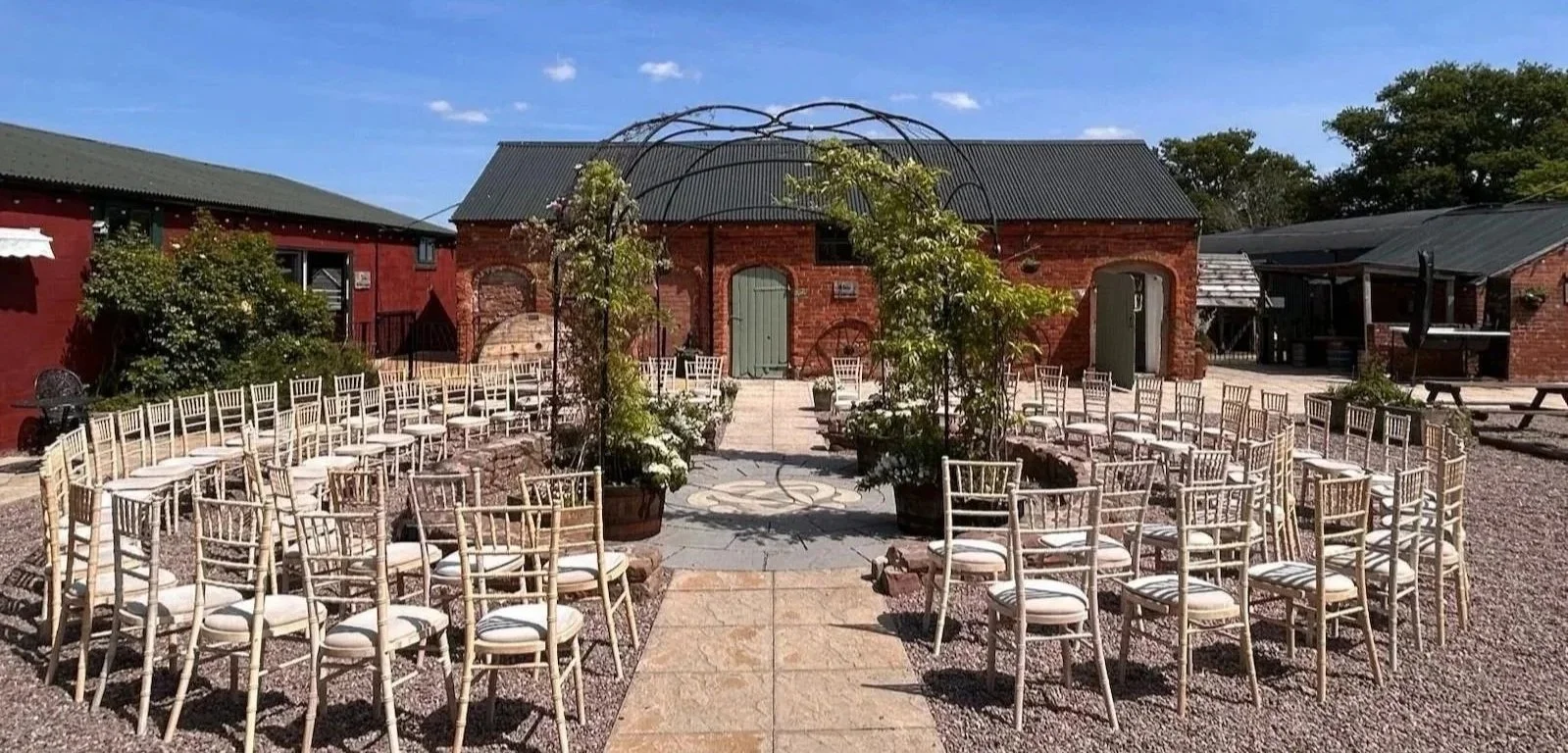 the Celtic Knot at Stanford Farm wedding venue in Shropshire
