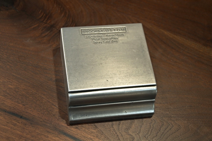 Zinc Metal Countertop Sample