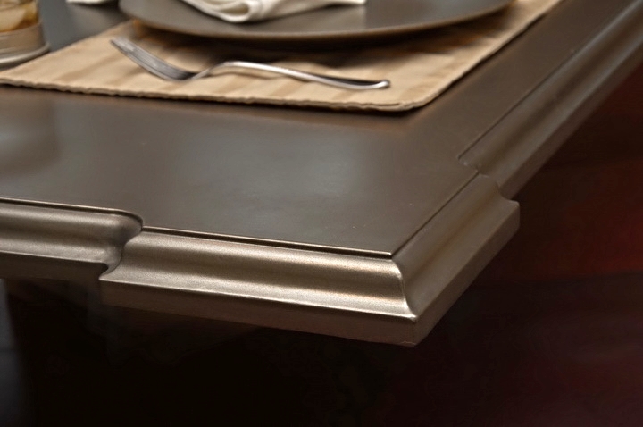 Pewter Countertop Edge Detail Closeup