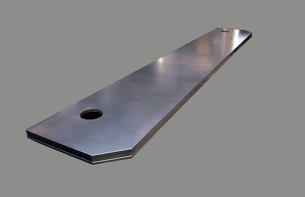 Stainless Steel Countertop with Stamford Edge Profile