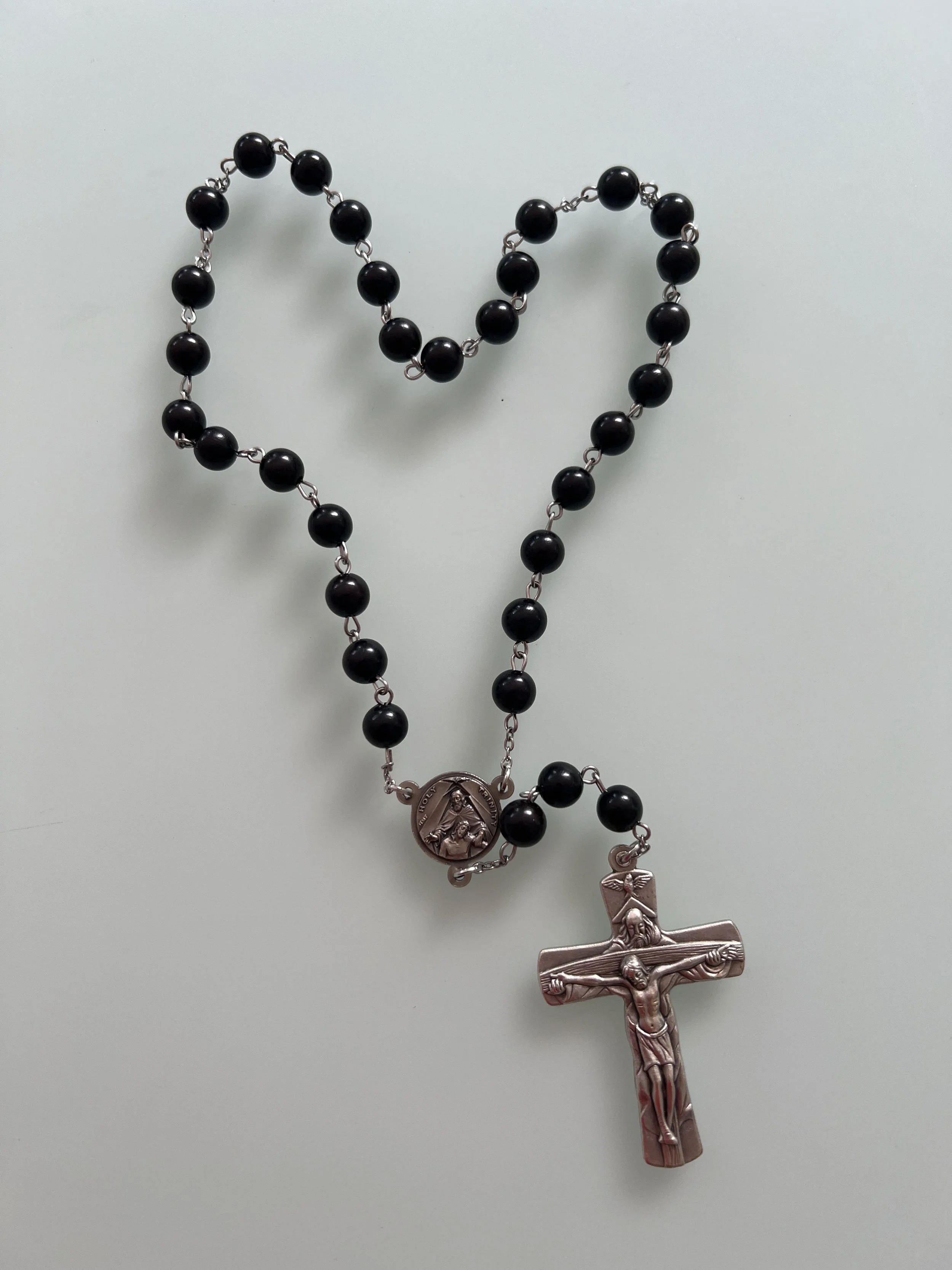 Trisagion Black Wood Beads 8mm