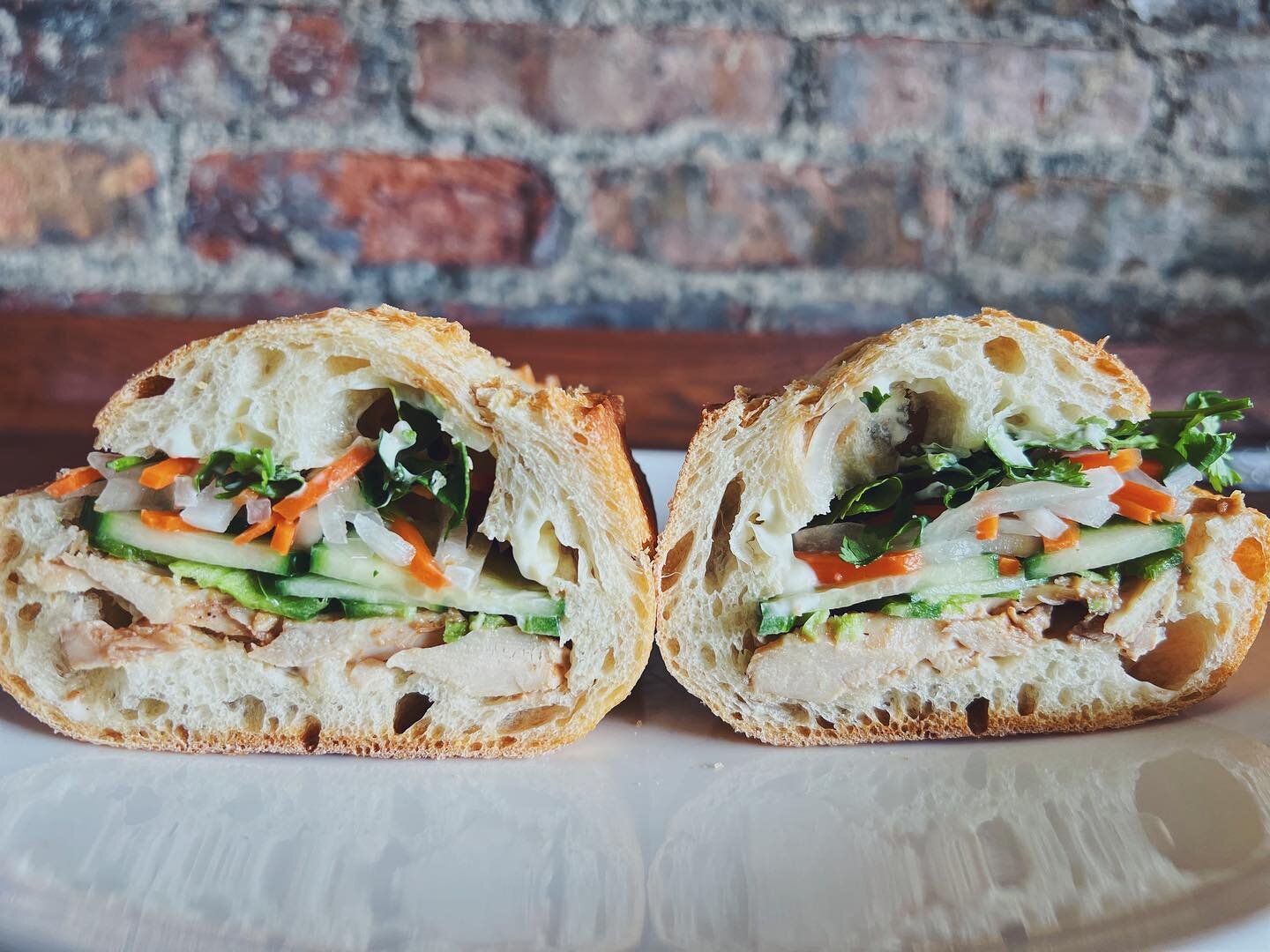 Have you tried our Bahn Mi sandwich yet?!👌🏼👌🏼 #whatsforlunch