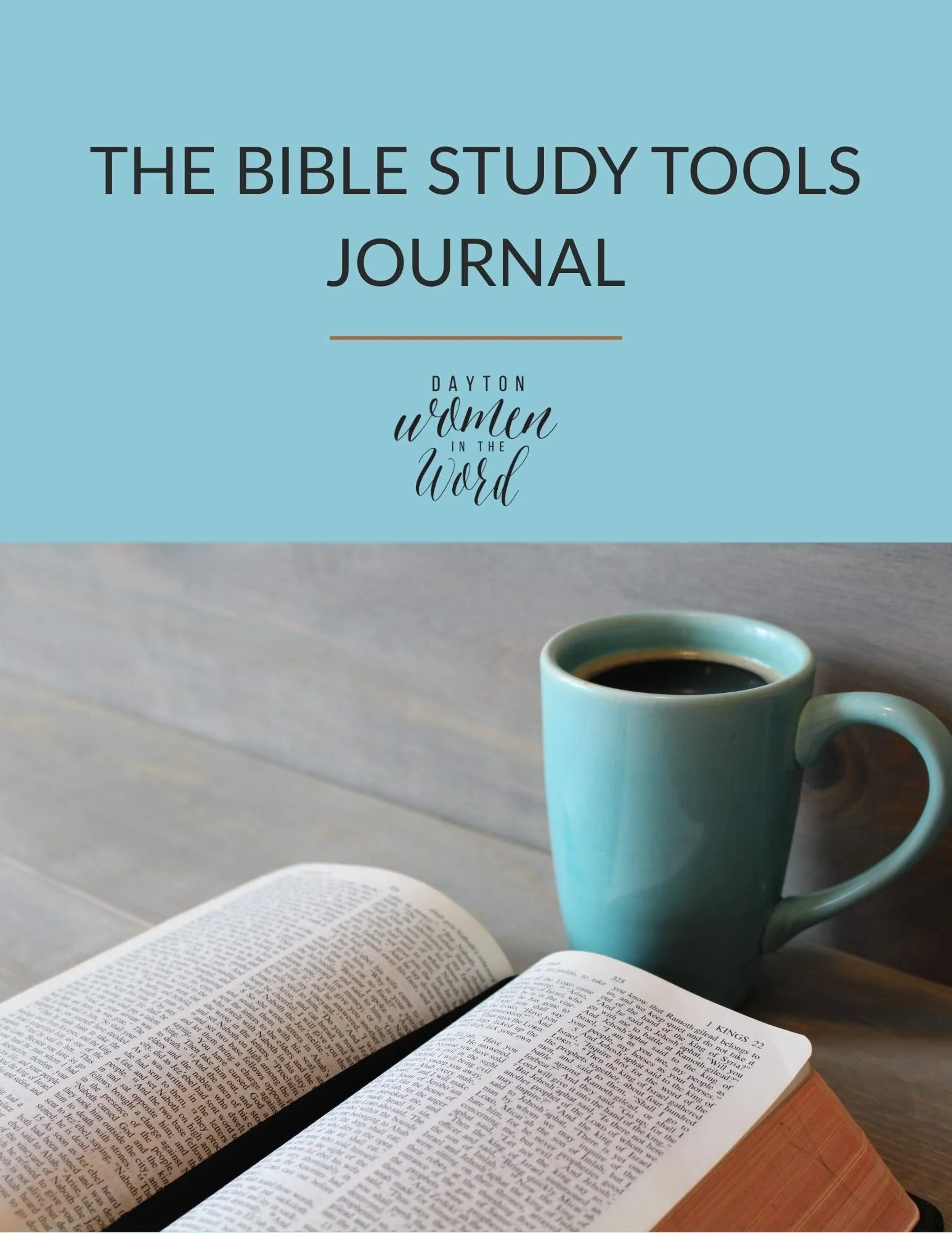 Bible Study Tools Journal
