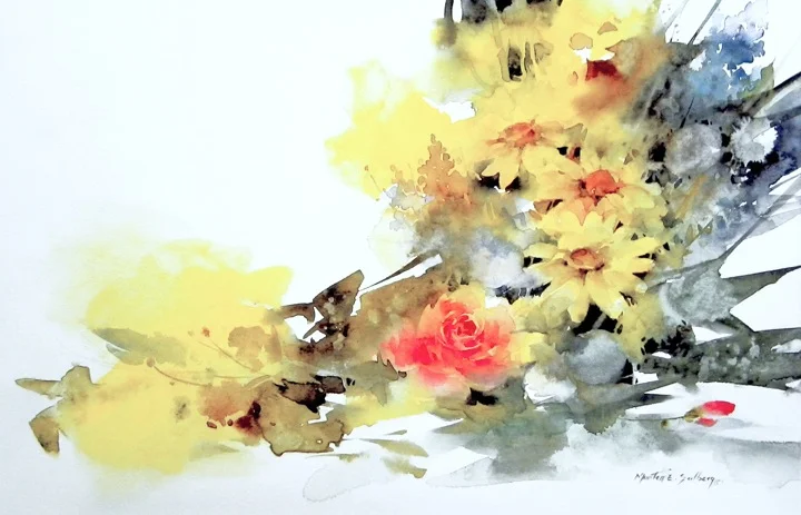 Roses & Daisies Master Giclee 72dpi 11x17-Giclee # G21006 .jpg