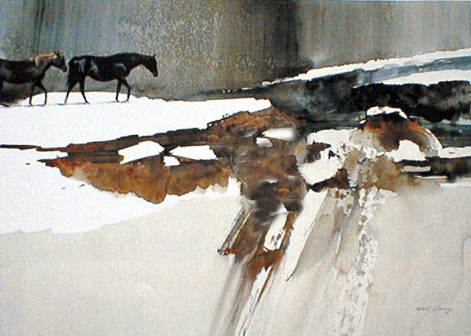 "Signs Of Spring" Horses