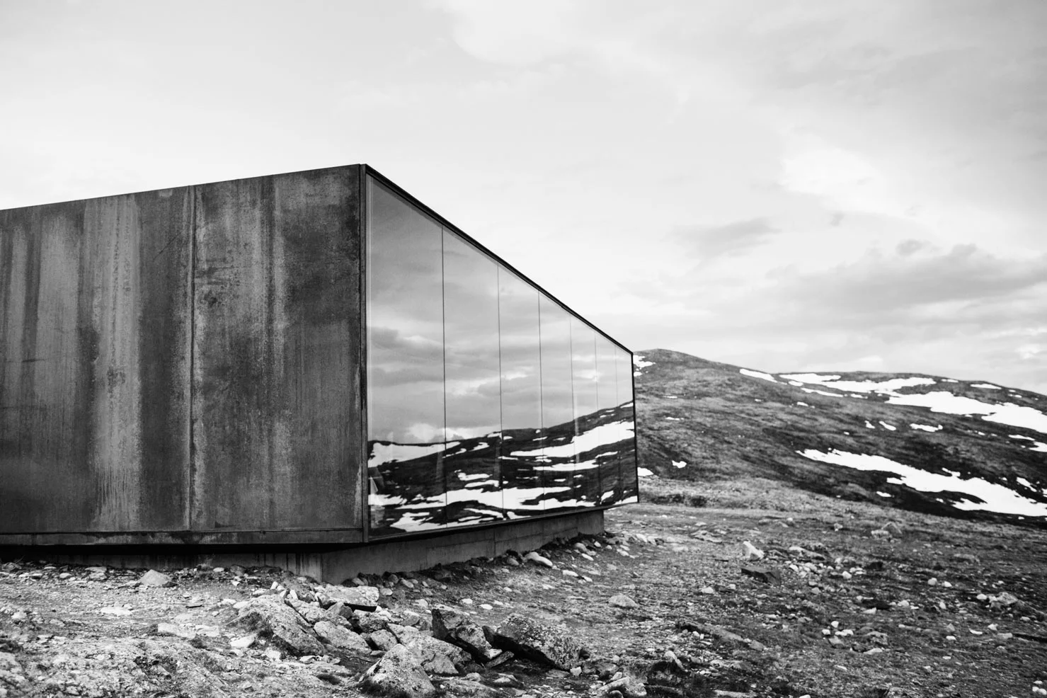 up in the mountains today.