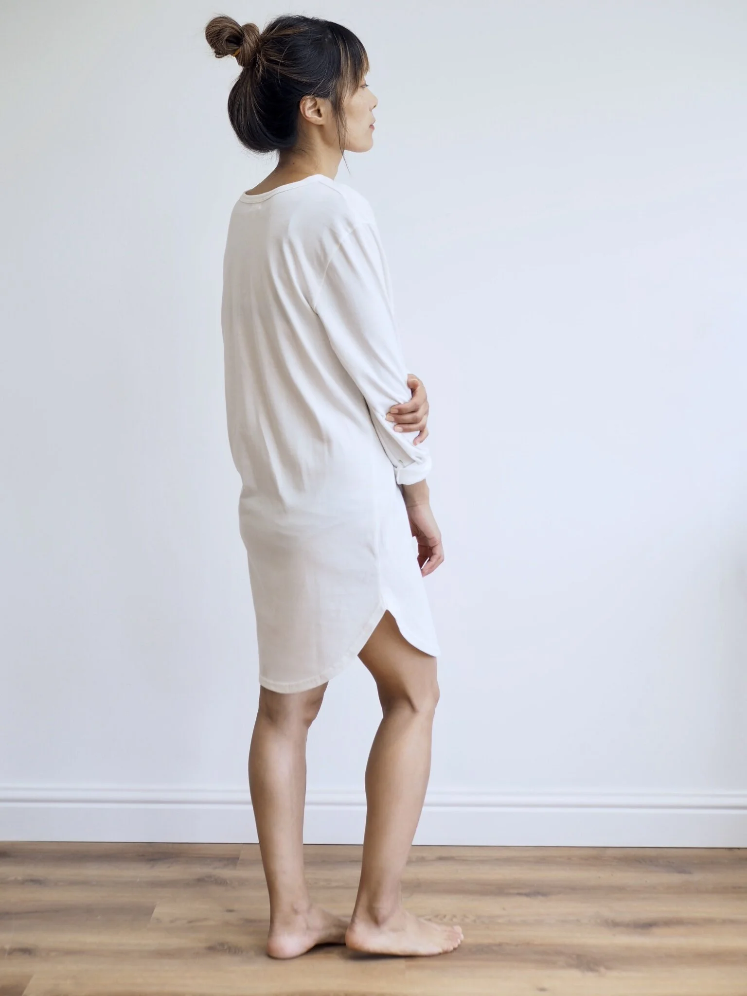 Women's Organic Button Down Nightshirt 