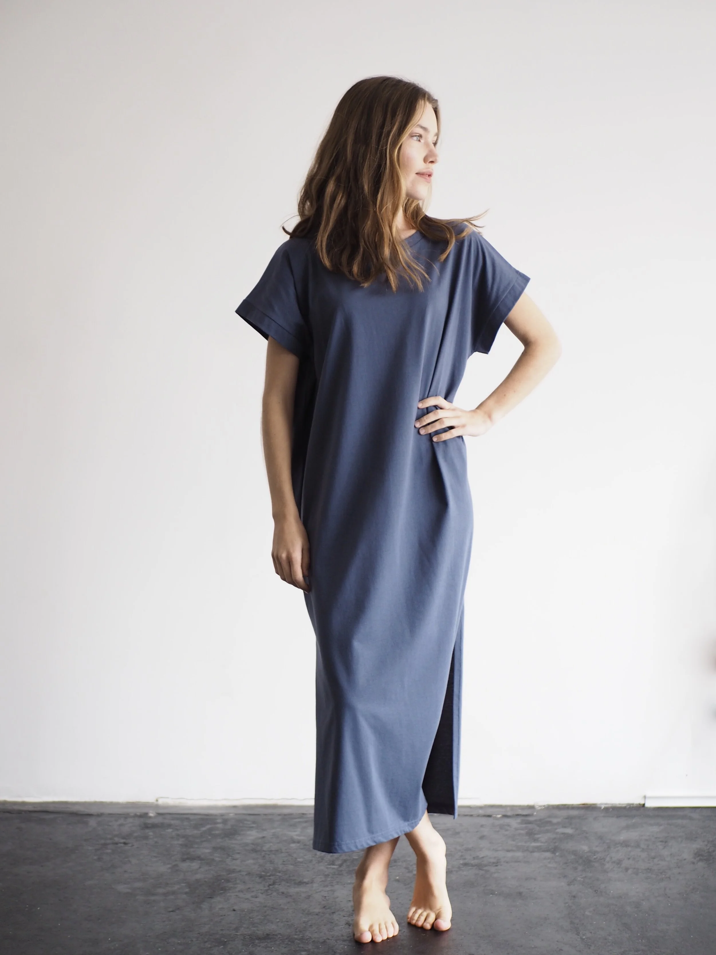 Thunder Grey Harem / Pyjama bottoms organic cotton. Ethical nightwear