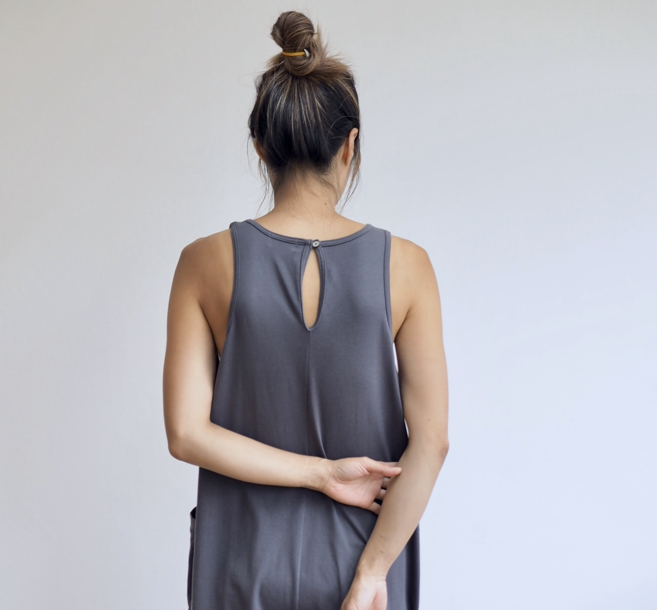 90s chanel black dress The Gauze Open-Back Dress