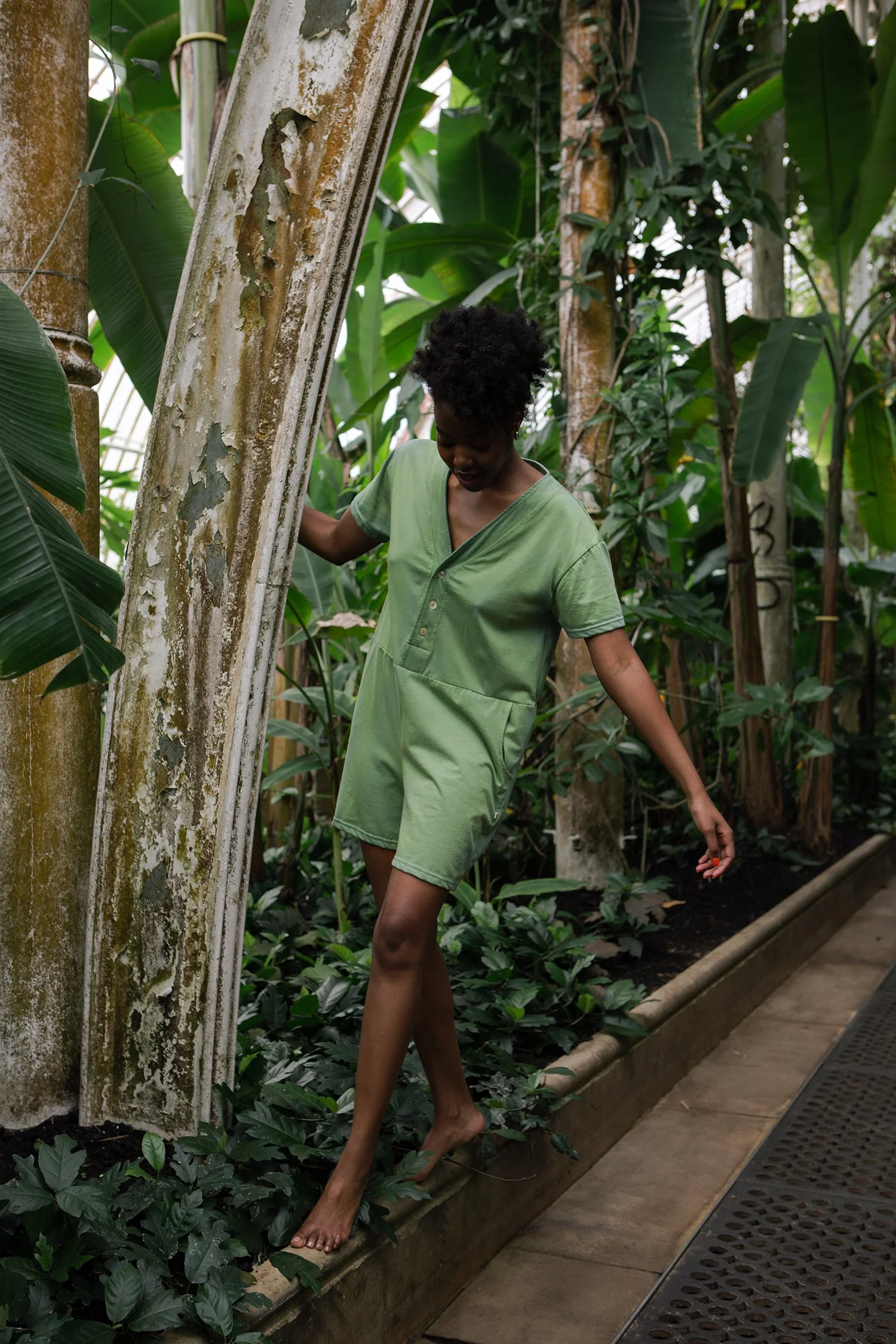 Midnight Bloom Halter Jumpsuit