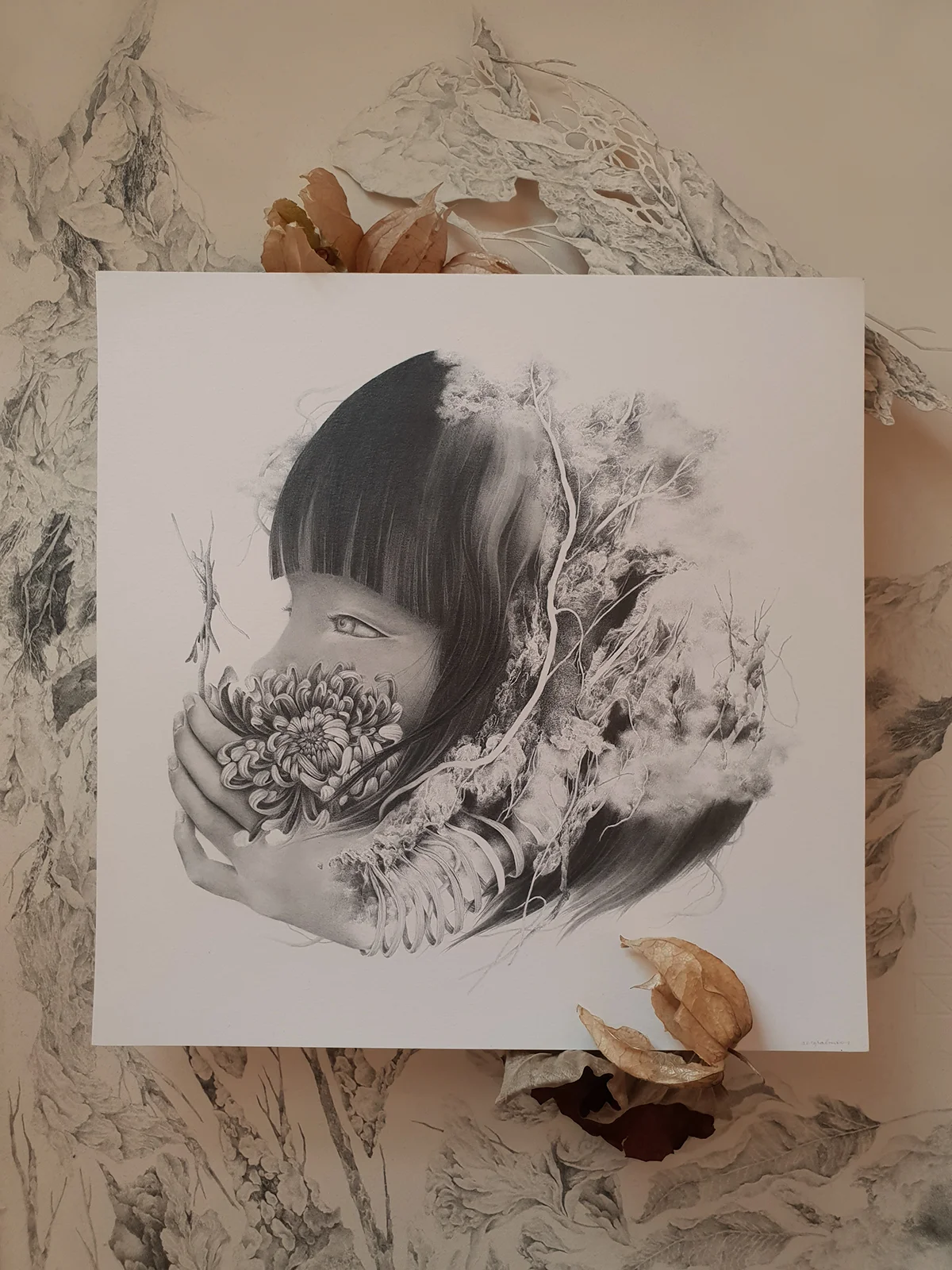 lovers' ground (original, unframed)