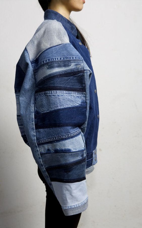 Recycled vintage denim by Berlin based brand Fade Out - a unisex clothing ad accessories brand made from up cycled denim