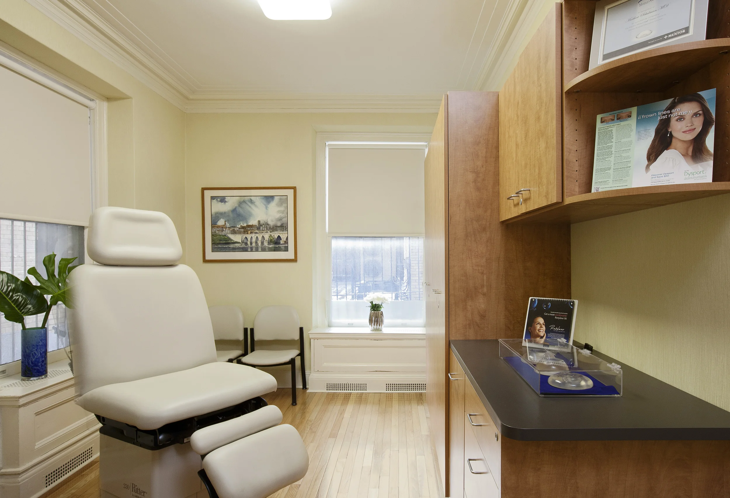PARK AVENUE DOCTOR OFFICE An Eclectic Design Approach Has Transformed This Manhattan Park Avenue Plastic Surgeon Practice In An Inviting Space.