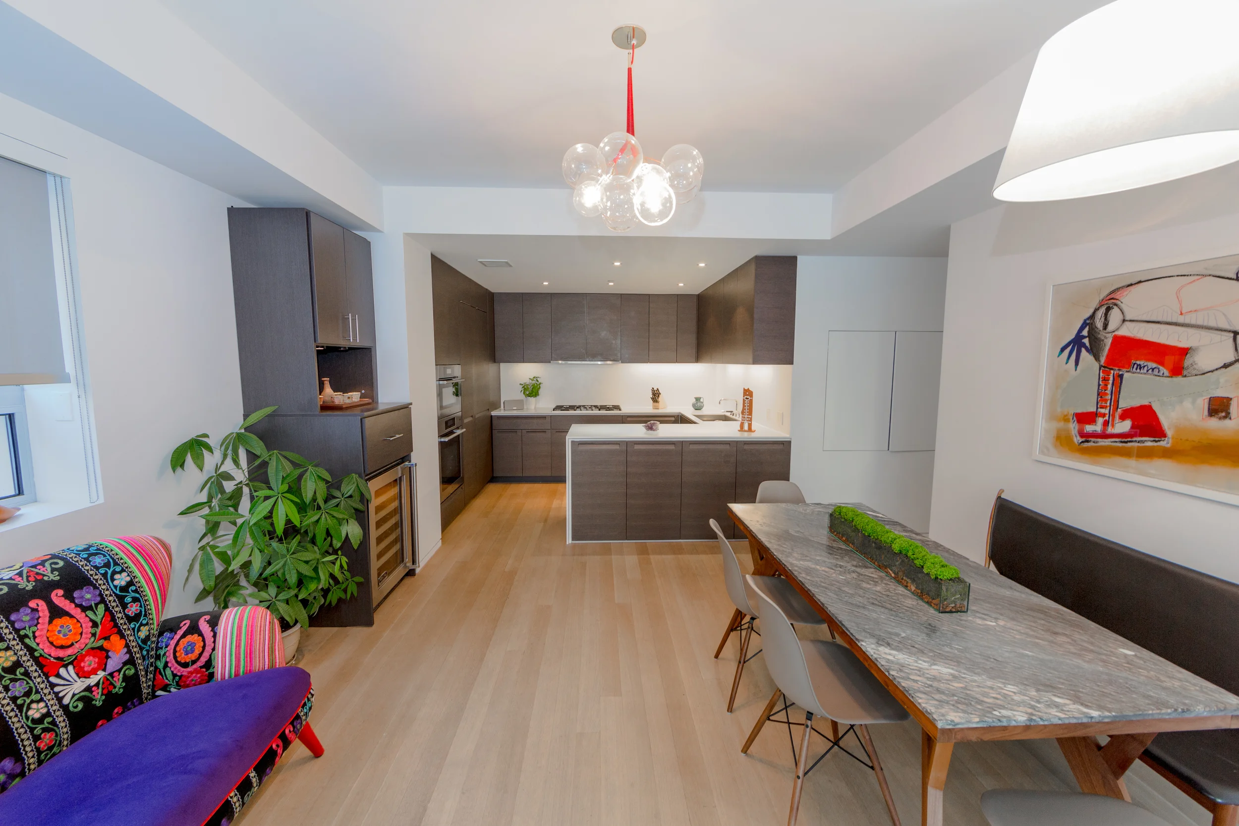 CHELSEA DUPLEX An Open And Airy Duplex In Chelsea Boosts A Mix Of Mid-Century Modern With Clean Lines And Custom Eclectic Pieces To Create A Very Cozy Space.