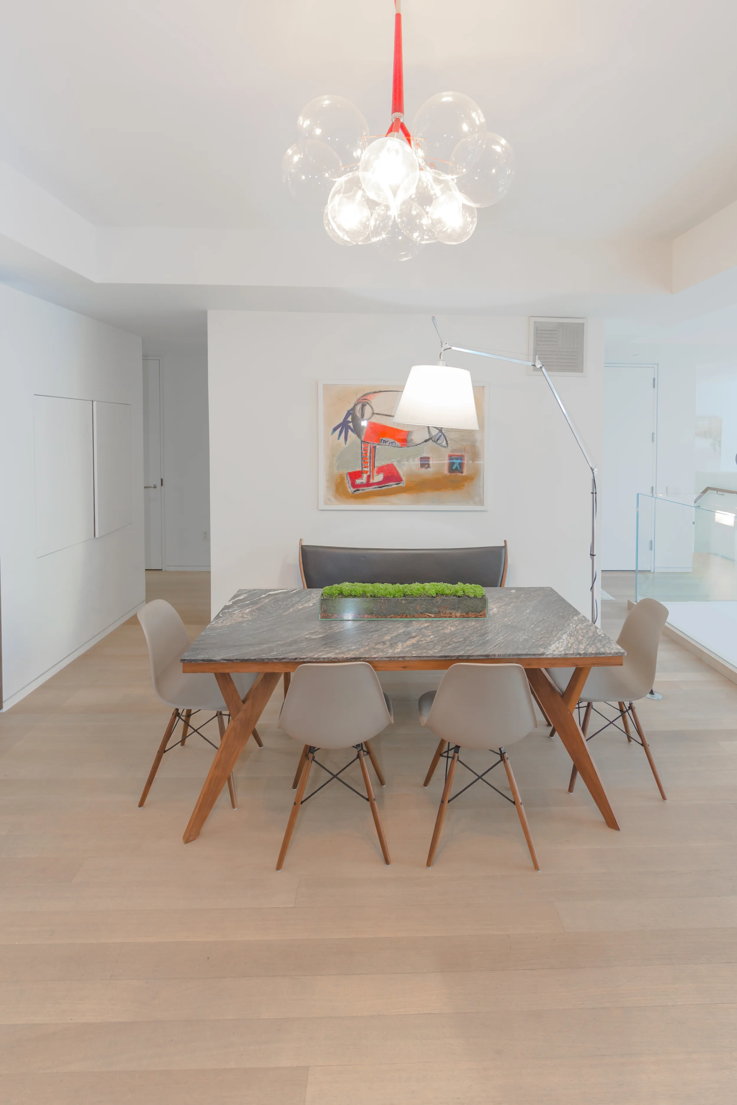 CHELSEA DUPLEX An Open And Airy Duplex In Chelsea Boosts A Mix Of Mid-Century Modern With Clean Lines And Custom Eclectic Pieces To Create A Very Cozy Space.