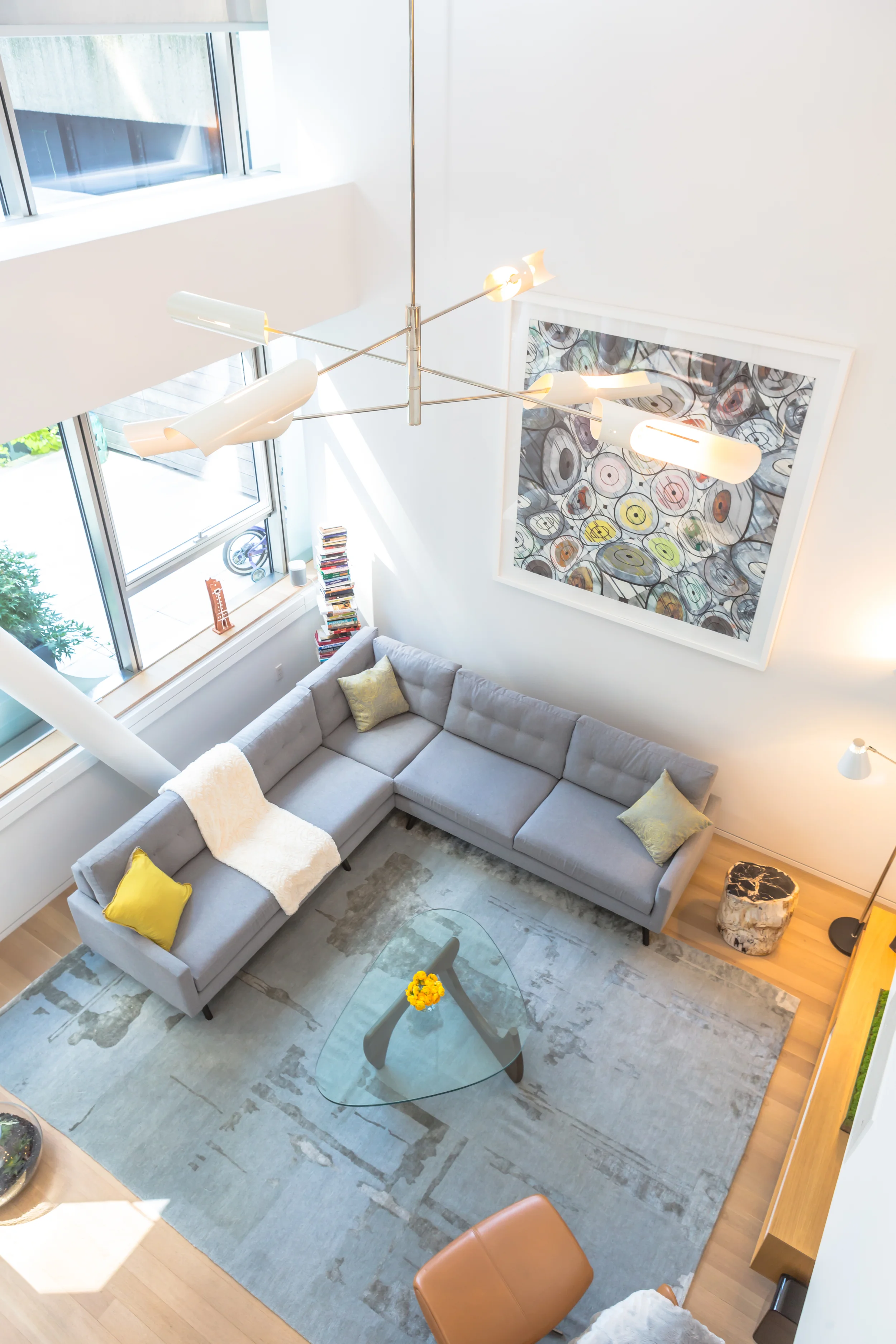 CHELSEA DUPLEX An Open And Airy Duplex In Chelsea Boosts A Mix Of Mid-Century Modern With Clean Lines And Custom Eclectic Pieces To Create A Very Cozy Space.