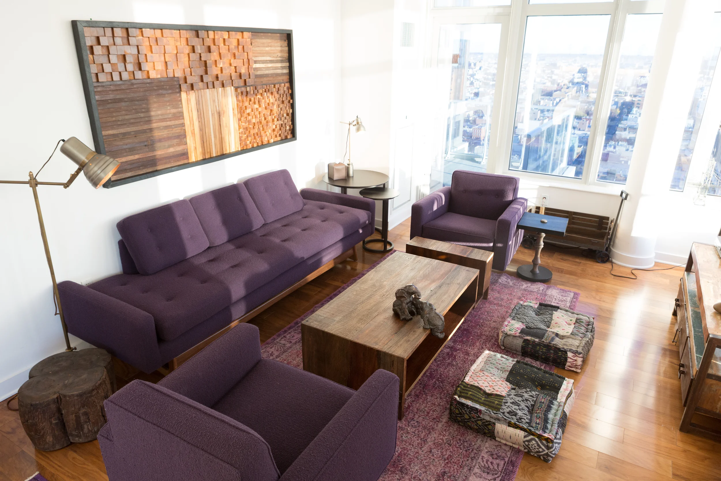 INDUSTRIAL ANTIQUARIAN RESIDENCE Rooted In The Story Of The Homeowner’s Life, The Design Layers Vintage Items, Industrial Chic Metals, Intriguing Antiquities And Controversial Artwork.