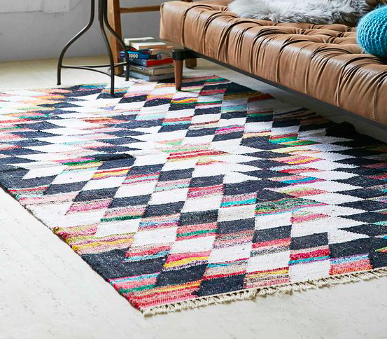 Credit: Marieke.fr Dhurries and kilims are flat-woven wool and cotton rugs that are usually reversible. Known for their bright colors and graphic patterns, they tend to be durable, easy to clean and work just about anywhere.
