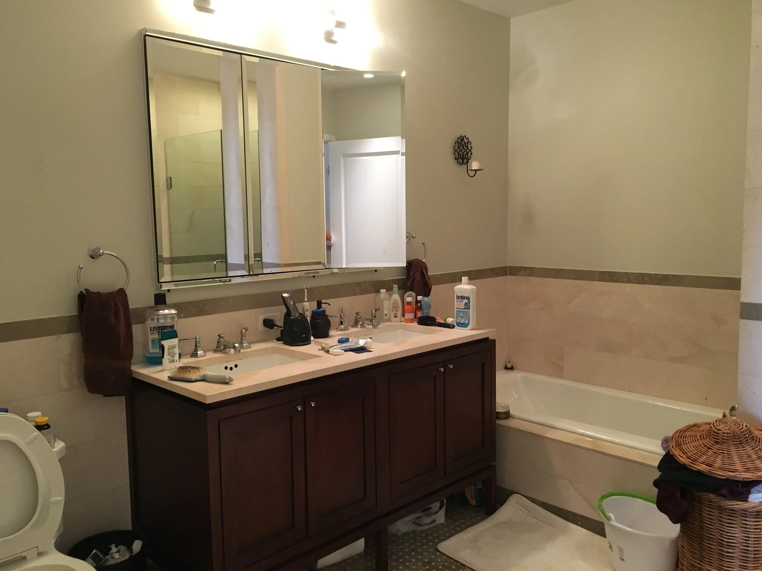 Before Master Bathroom 