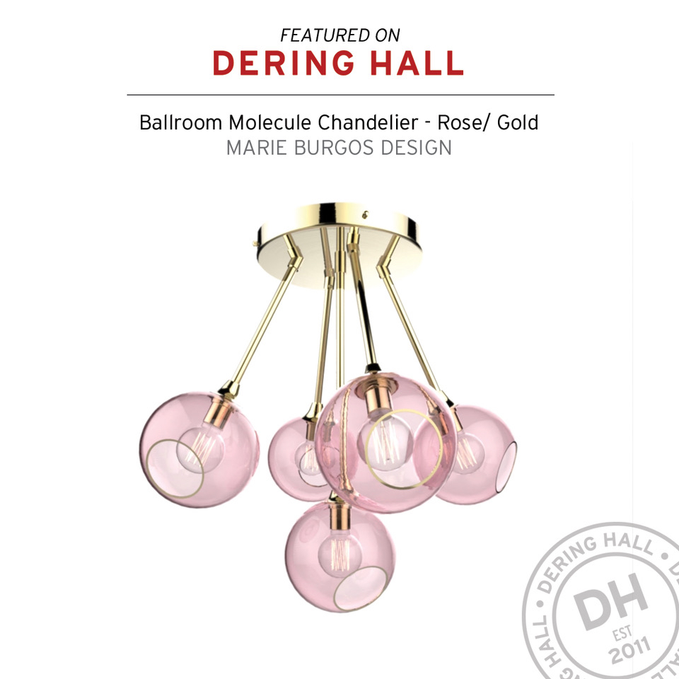 Ballroom Molecule Chandelier. Rose Gold (Copy) (Copy)