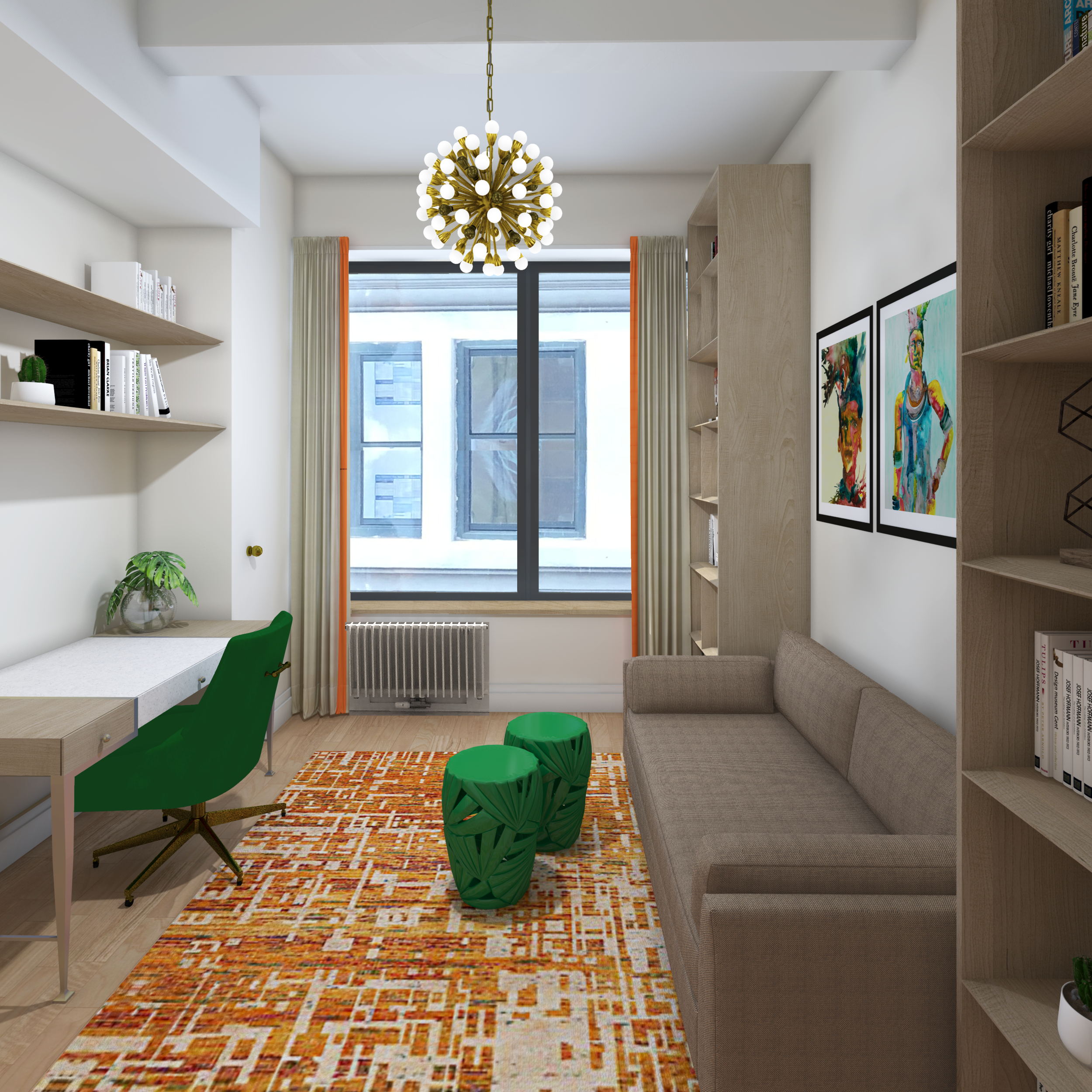 Marie Burgos Design - Home Office Design Dumbo NY