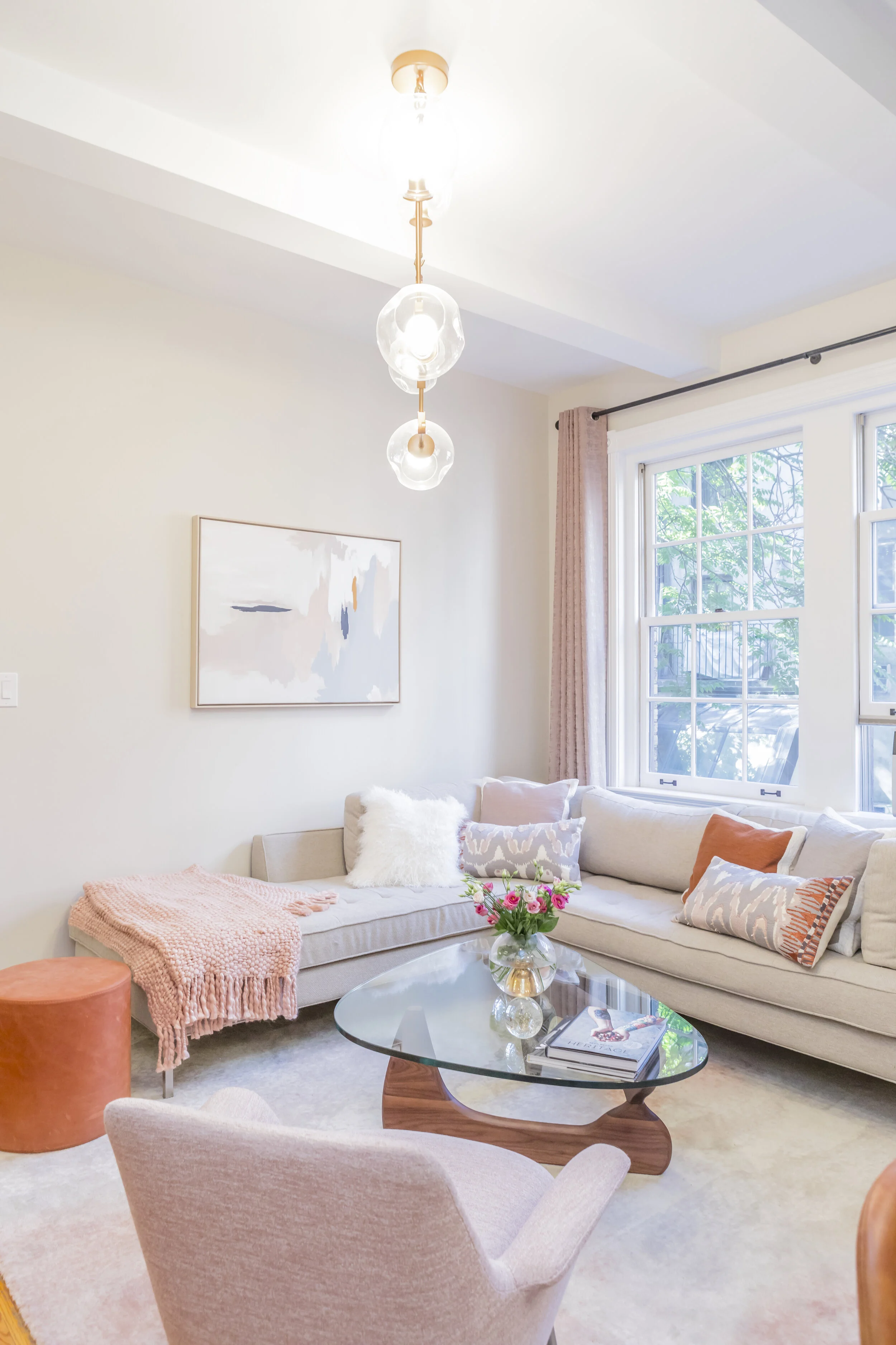 MurrayHill Living room Design - Marie Burgos Design