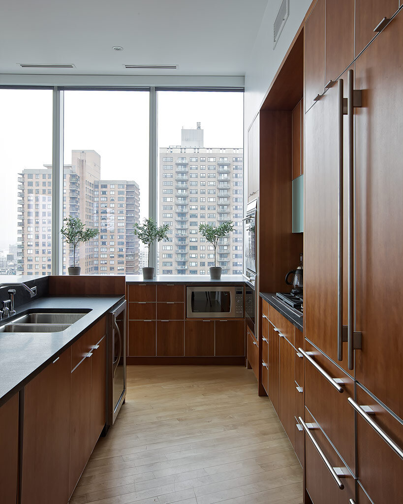   CHELSEA PENTHOUSE DUPLEX    The gorgeous kitchen with modern appliances is built with innovation in mind. Created with imperative craftsmanship and backed by precise finishing. Its streamlined design and perfectly placed cabinets ensure absolutely 