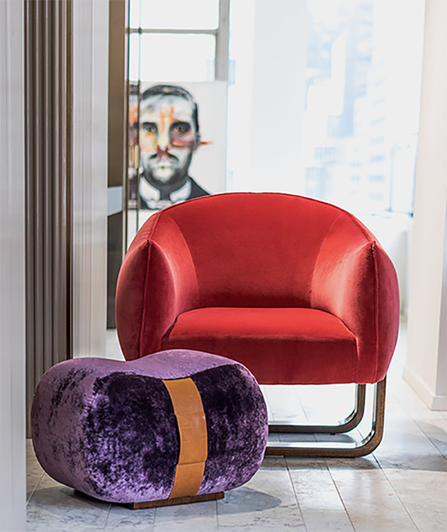 The Milo Arm Chair and The Milo Bean Ottoman - Interview with Designer Marie Burgos   