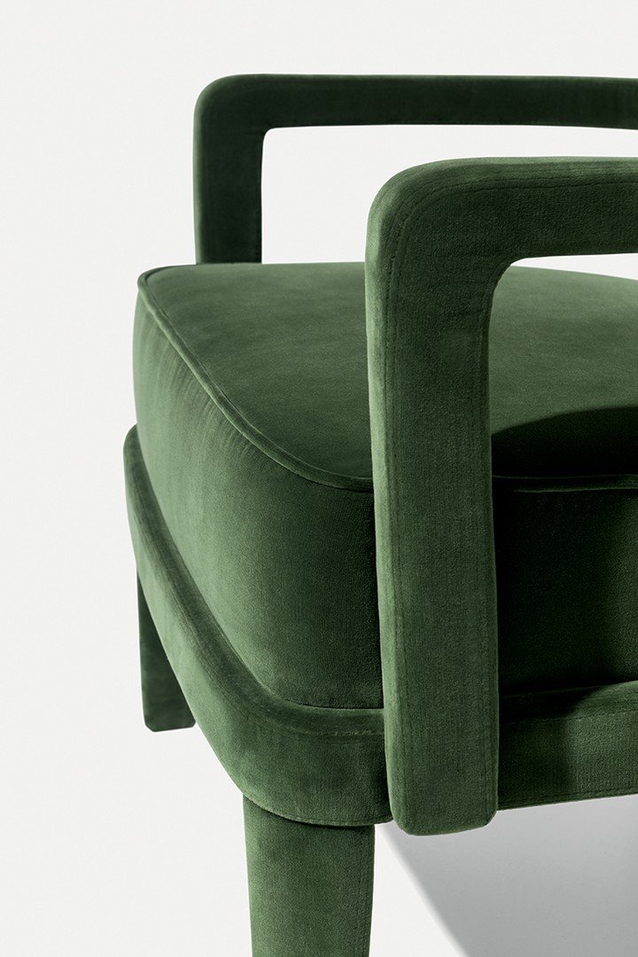 Small armchair with a curved plywood panels back, covering in fabric or leather. The seat cushion consists of top quality polyurethane foams at different density.◾️ MB
#SHOWYOURMBCOLLECTION
.�.�.�.�.�.�.
.
#homedesign #marieburgosdesign #shopnow #lux