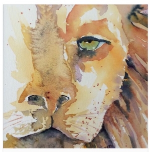 100% of proceeds from the sale of the Luka The Lion Watercolor by artist and nurse Bren Sparling goes directly to the Luka The Lion Foundation. Click here to purchase your copy. 