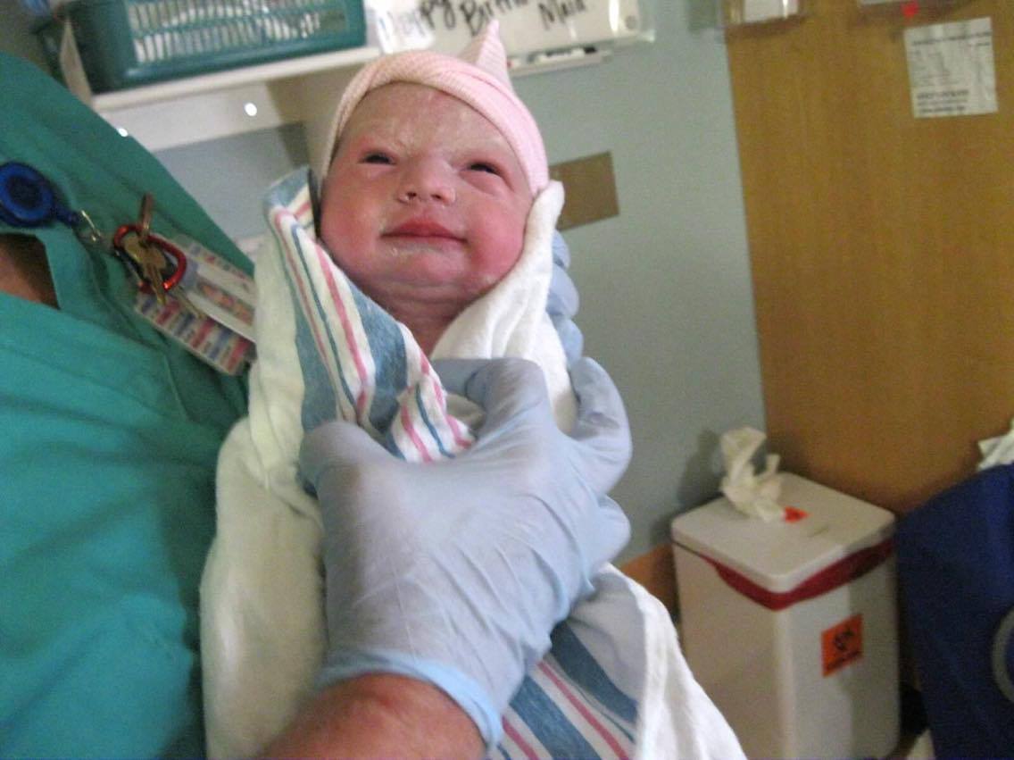  Maia, born smiling