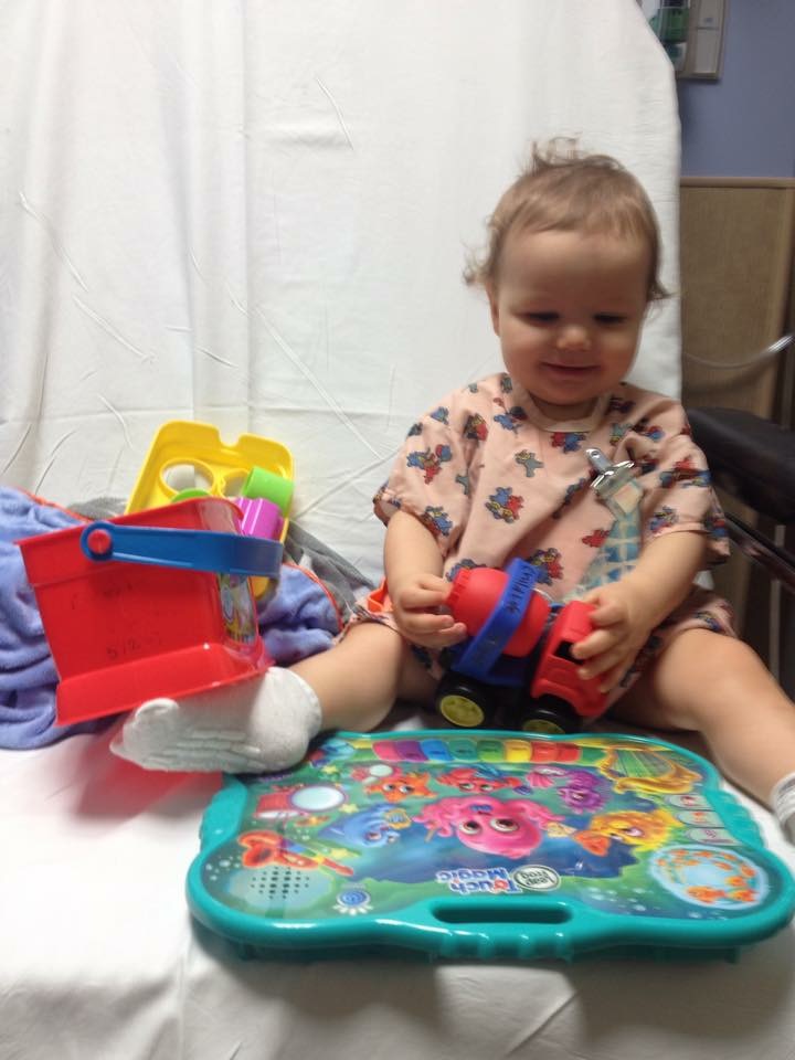 Luka, waiting for surgery to get his second central line and start the chemo conditioning regimen to prepare for bone marrow transplant