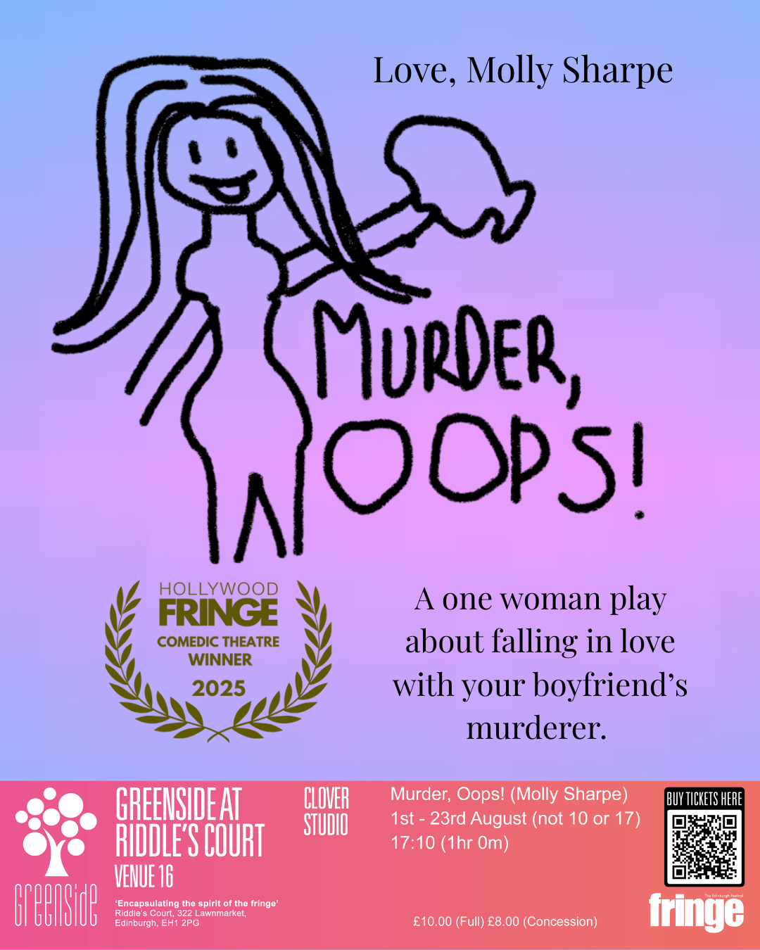Murder, Oops! at Edinburgh Fringe
