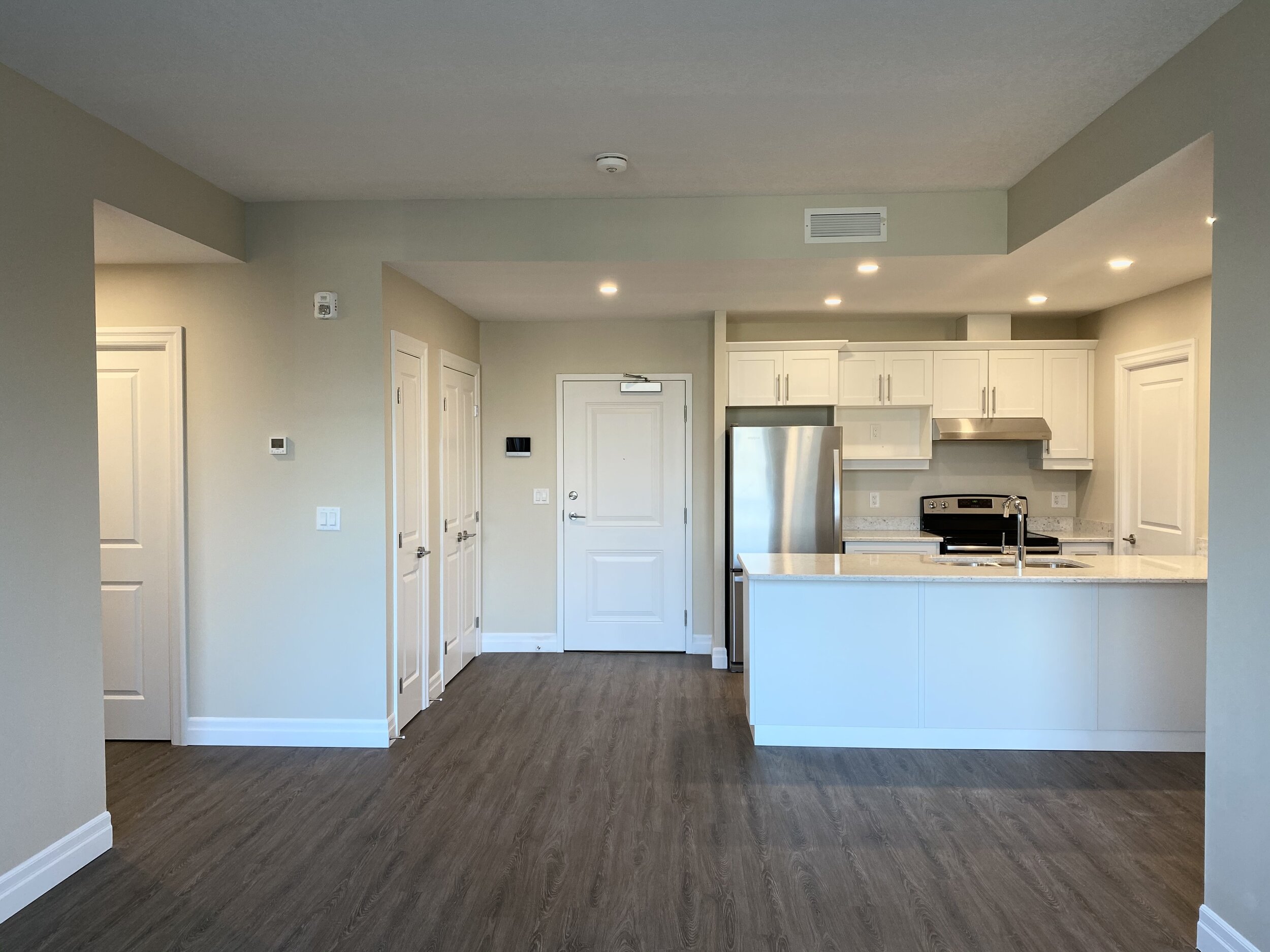 Open Concept Kitchen & Living Area
