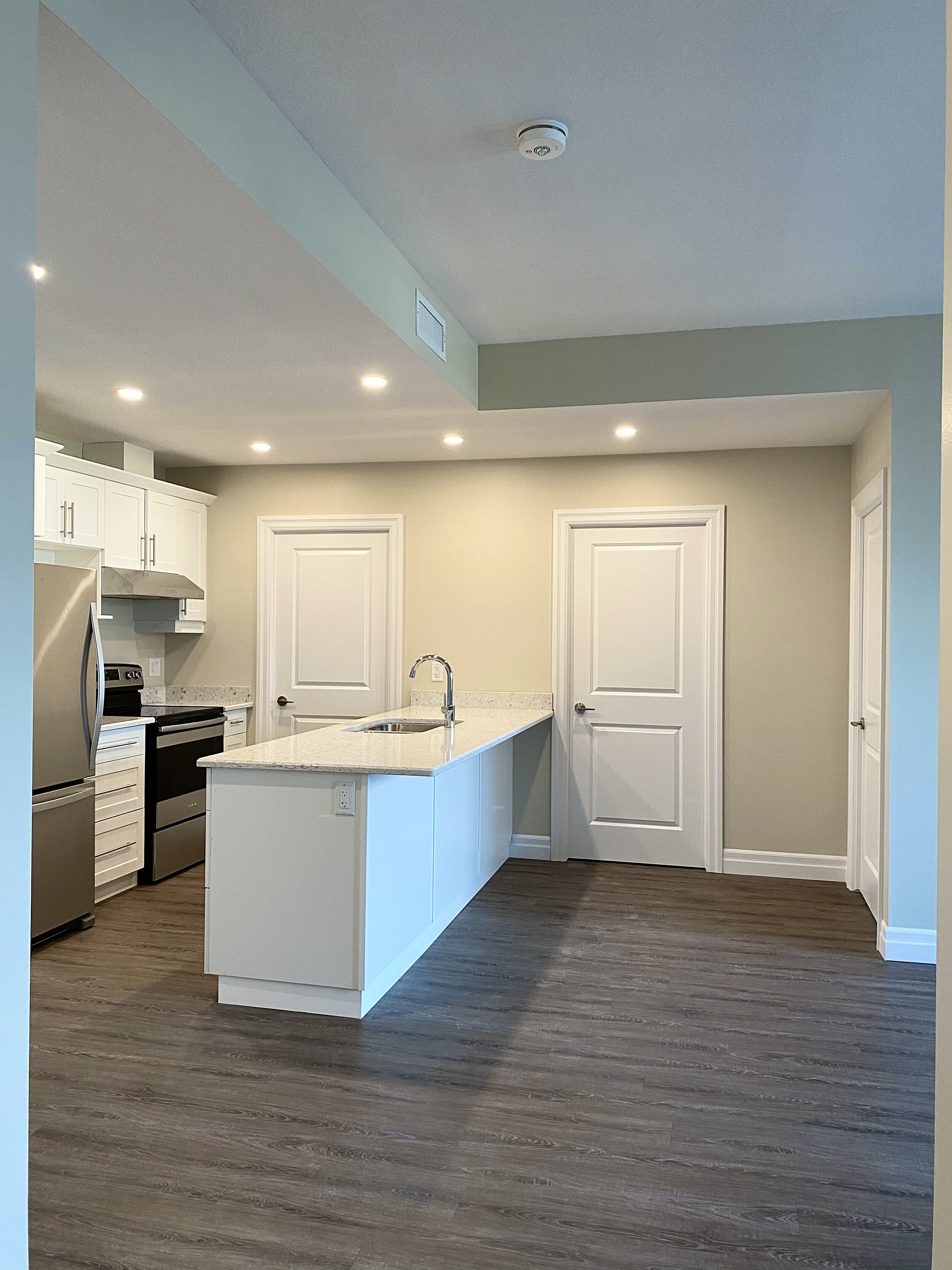 Open Concept Kitchen &amp; Living Area