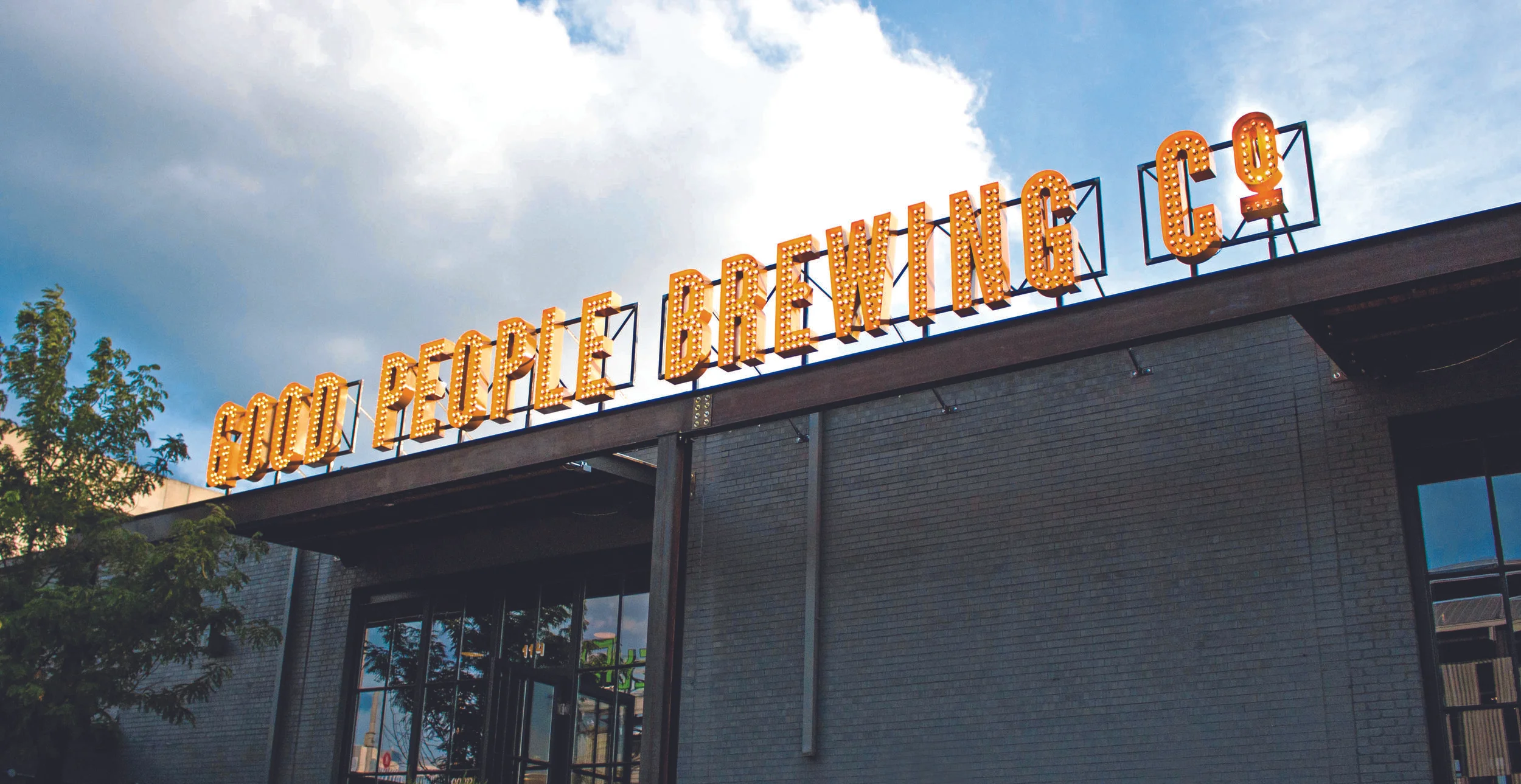 GOOD PEOPLE BREWING CO. SIGN FABRICATION