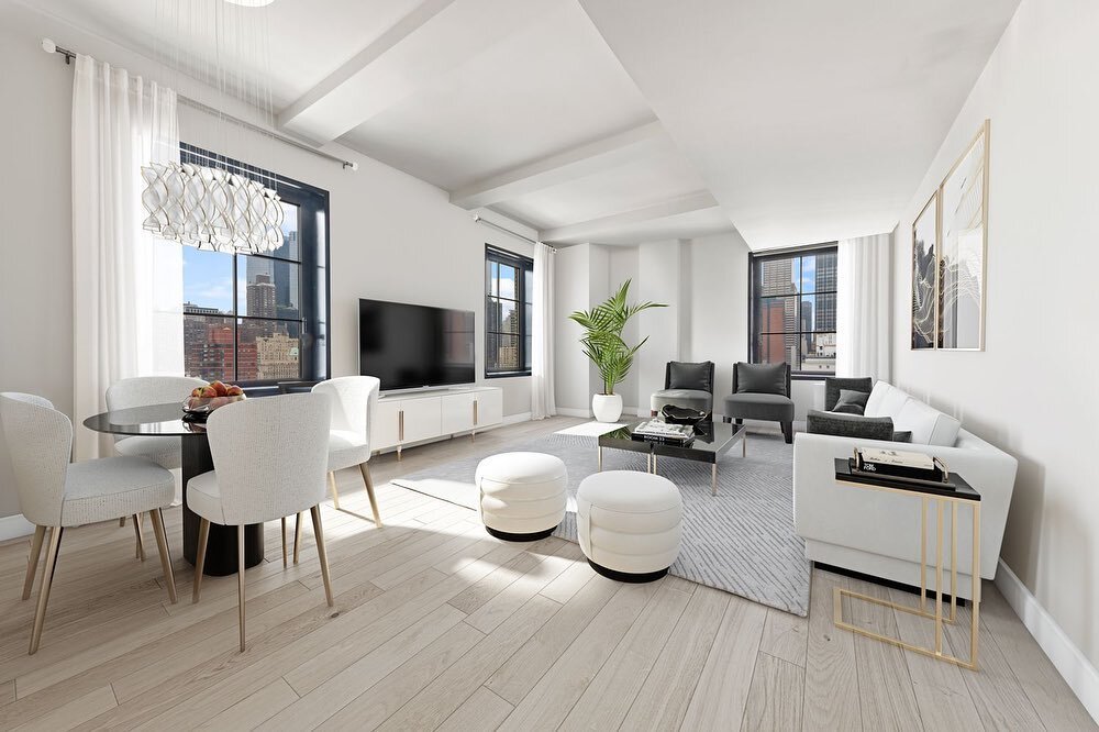 🔑 On the Market - 425 West 50th Street, 12G
&mdash;&mdash;
Residence 12G is a modern 2 bed 🛏 2.5 bath 🛁 corner unit that spans 1,600 square feet with north and eastern exposures. The 11&rsquo; ceilings offer a loft-like feel to this home.
&mdash;&