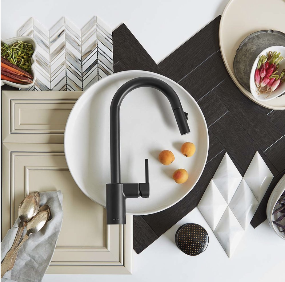 birdseyestyle (tm) created with @moen, @thetileshop; @wilsonart; @midcontinentcabinetry; @karndeandesignflooring; Photographer Tim Nehotte; CD Barbara Schmidt