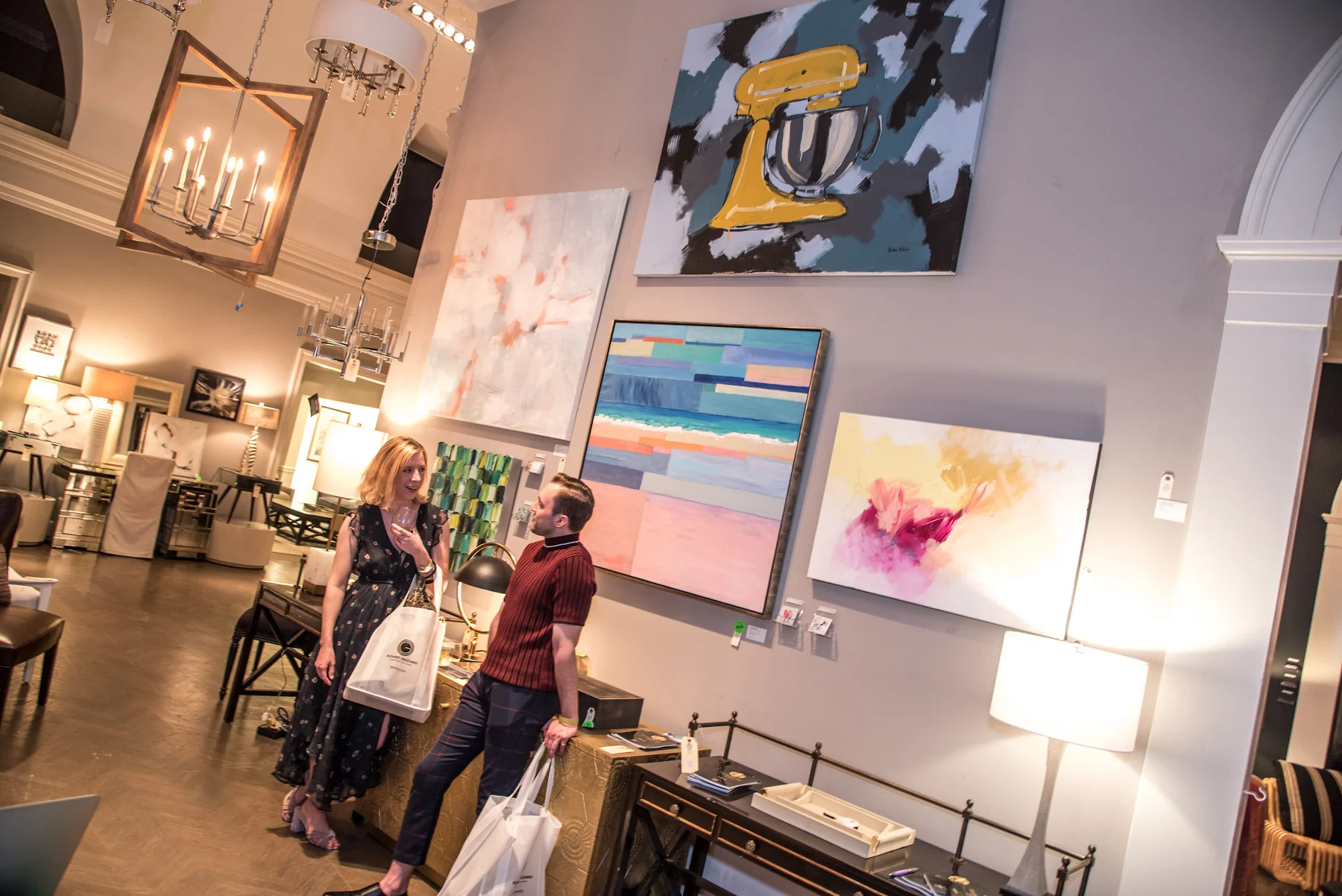 Dwell with Dignity’s Thrift Studio is an annual 2-3 week pop-up shop fundraiser that features designer-curated vignettes filled with overstock of donated new and gently used furniture, housewares, accessories and high end designer finds. PHOTO: Bret Redman