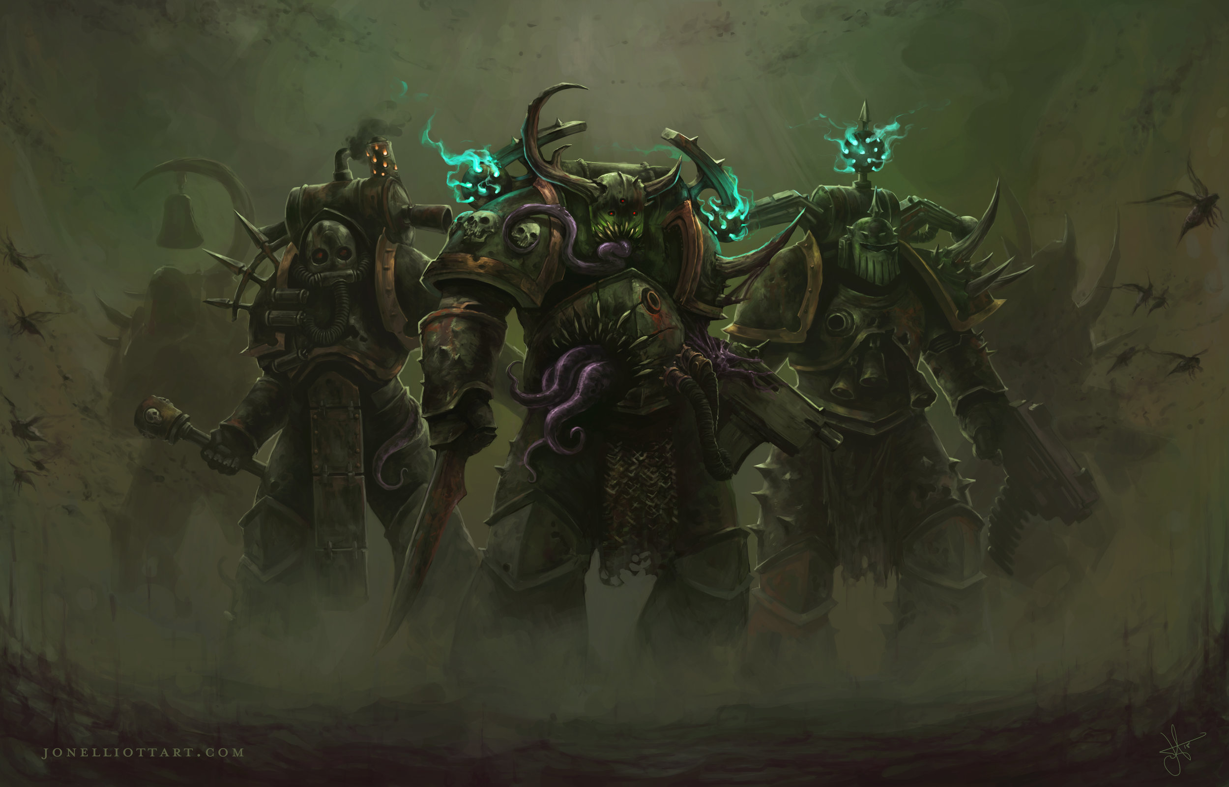 Warhammer 40K Fan Art: Nurgle Deathguard — Jonathan Elliott