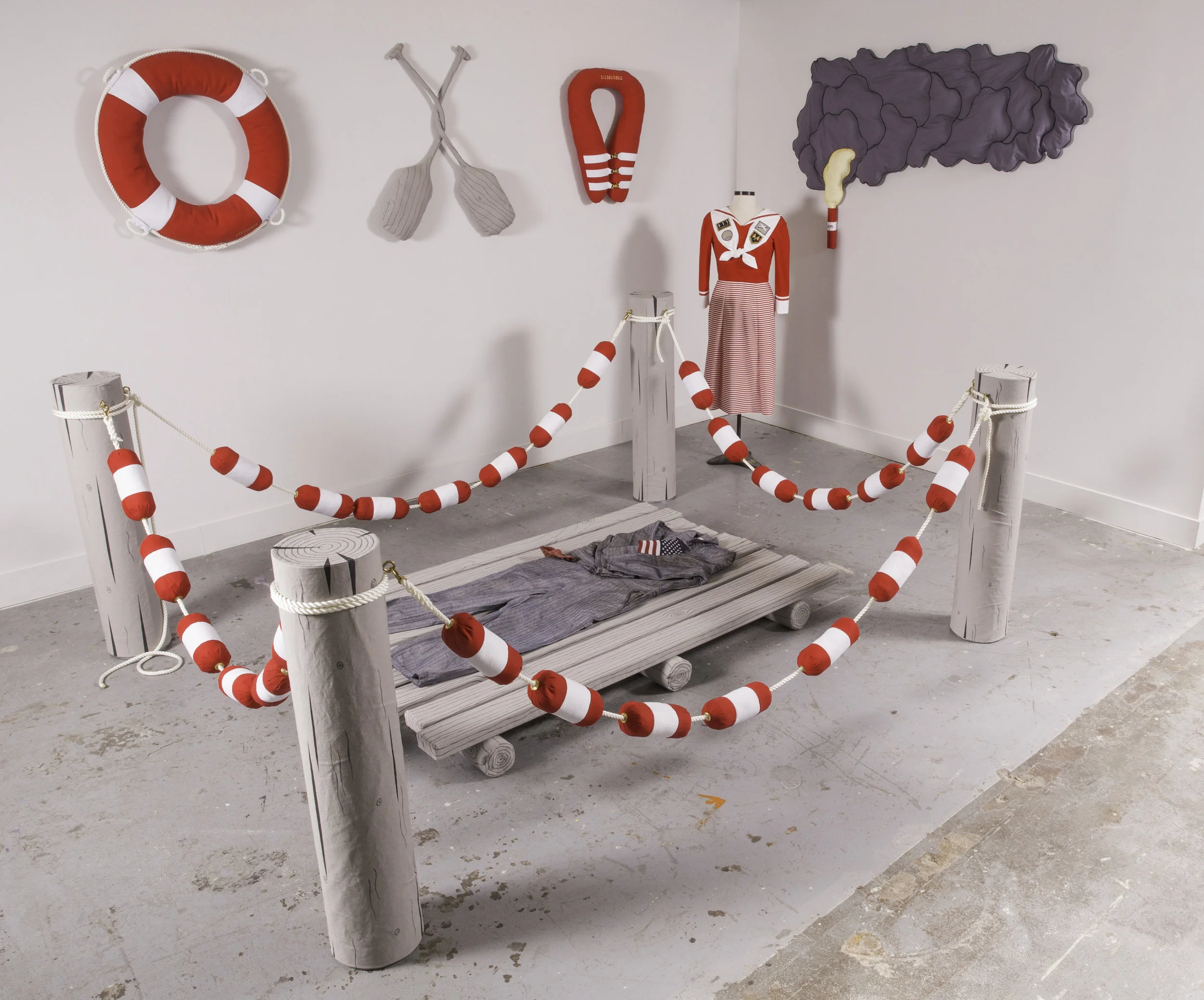 Haul Away Home, installation view, mixed media, 2014 Photo credit: Adam J. Horwitz