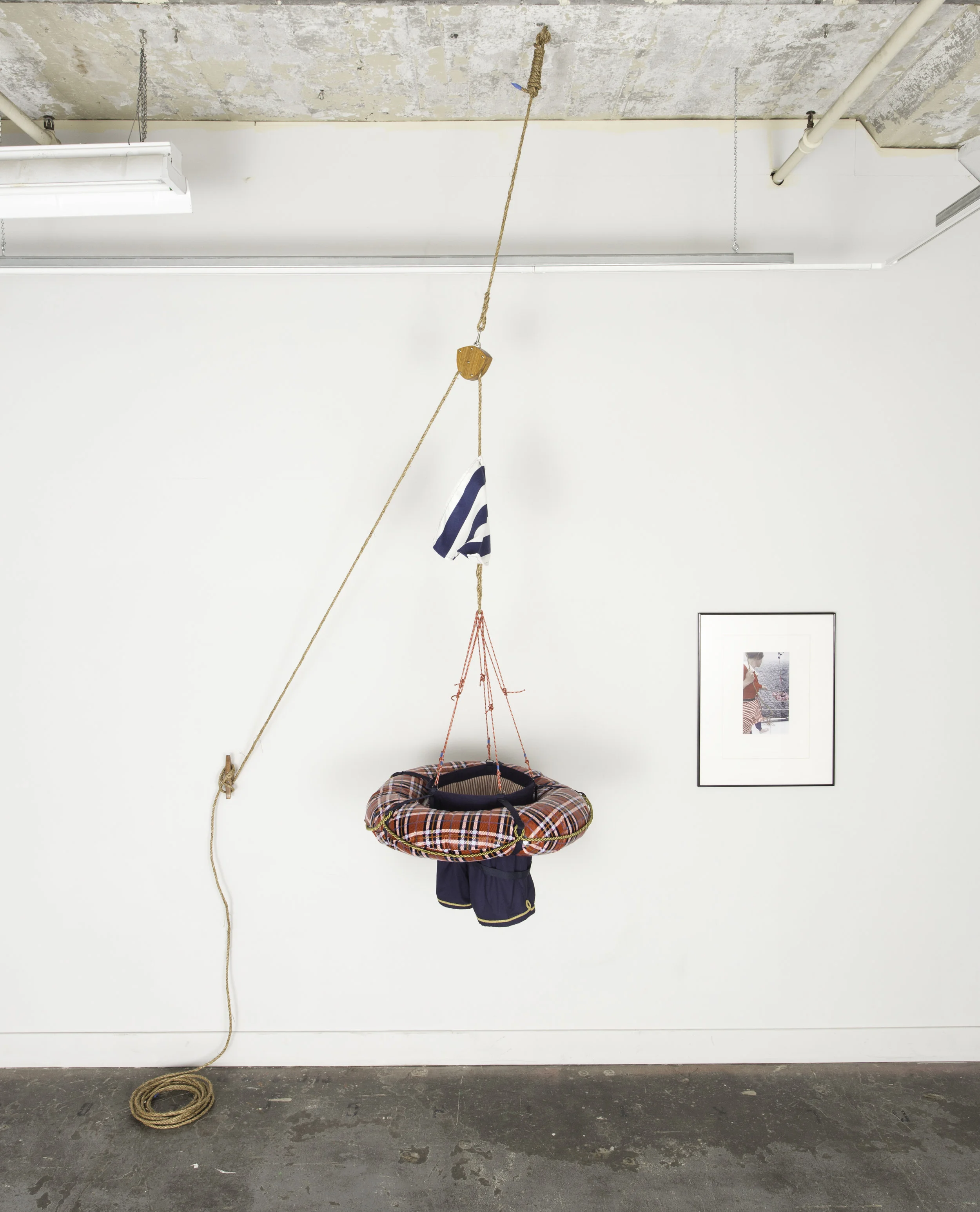 Overboard, mixed media and photographic documentation, 2013 Photo credit: Adam J. Horwitz