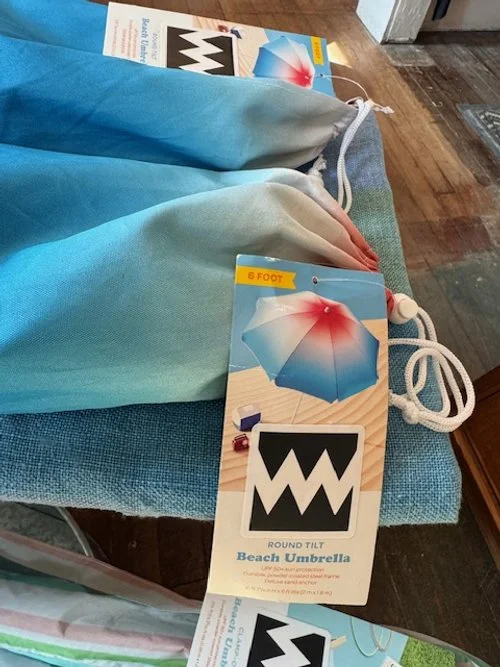 Tie Dye Beach Umbrella